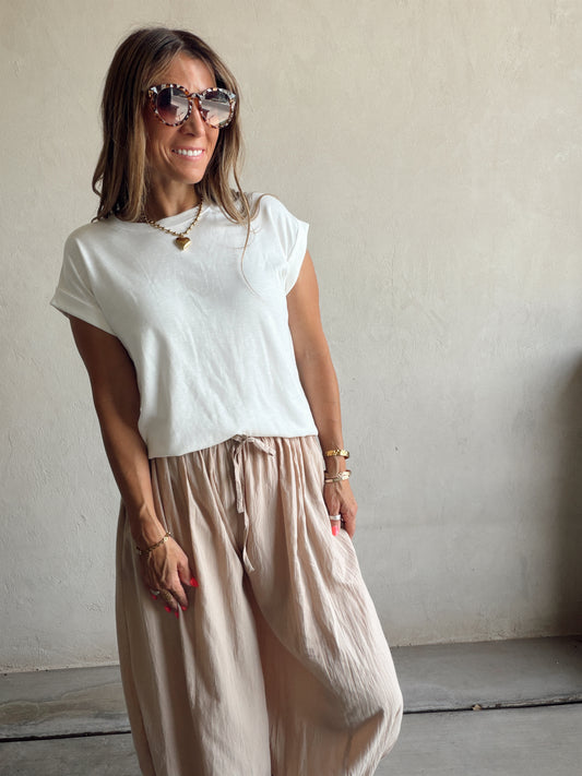 Lindsay Knit Top in White