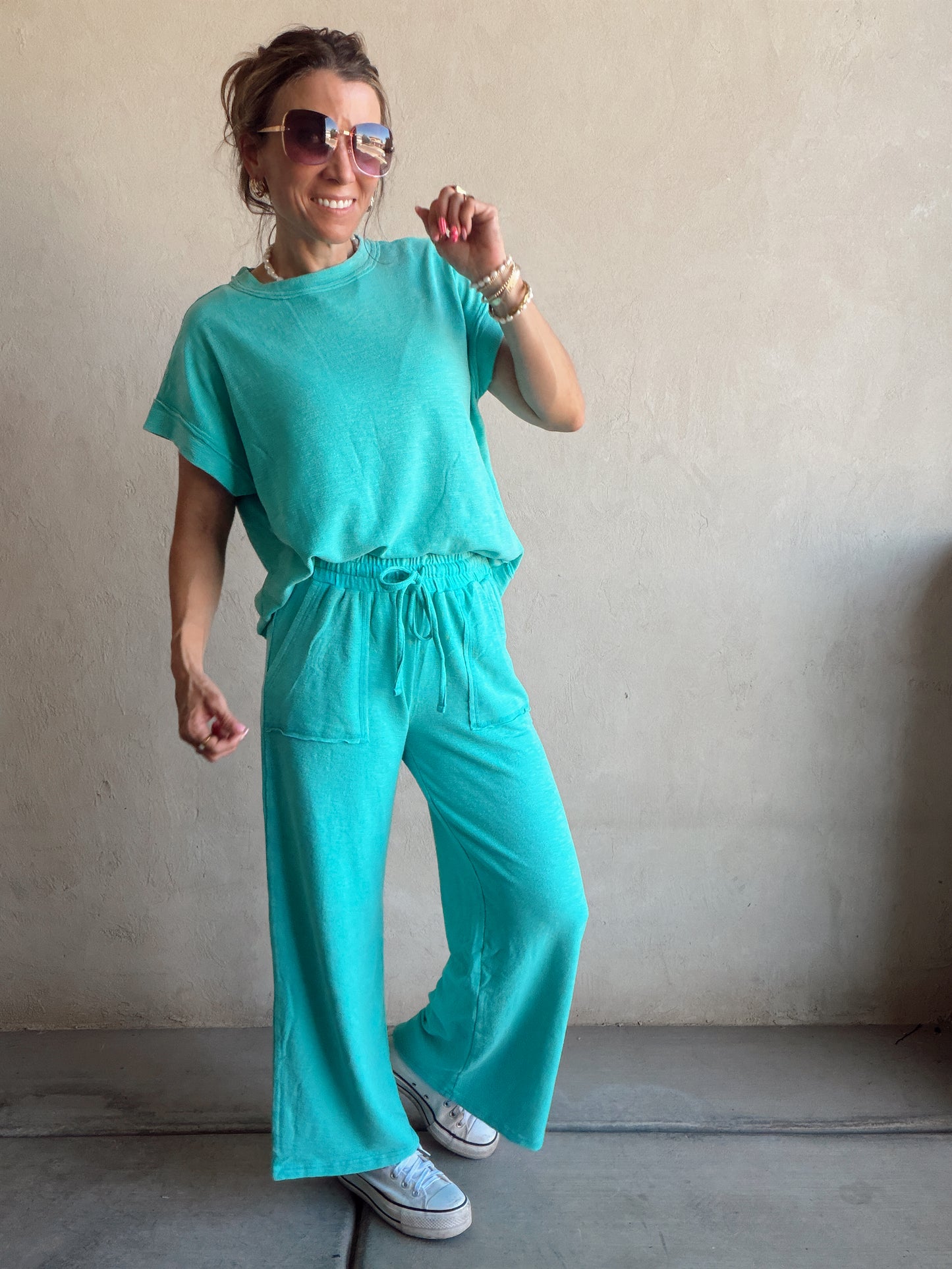 Vanessa Set in Teal