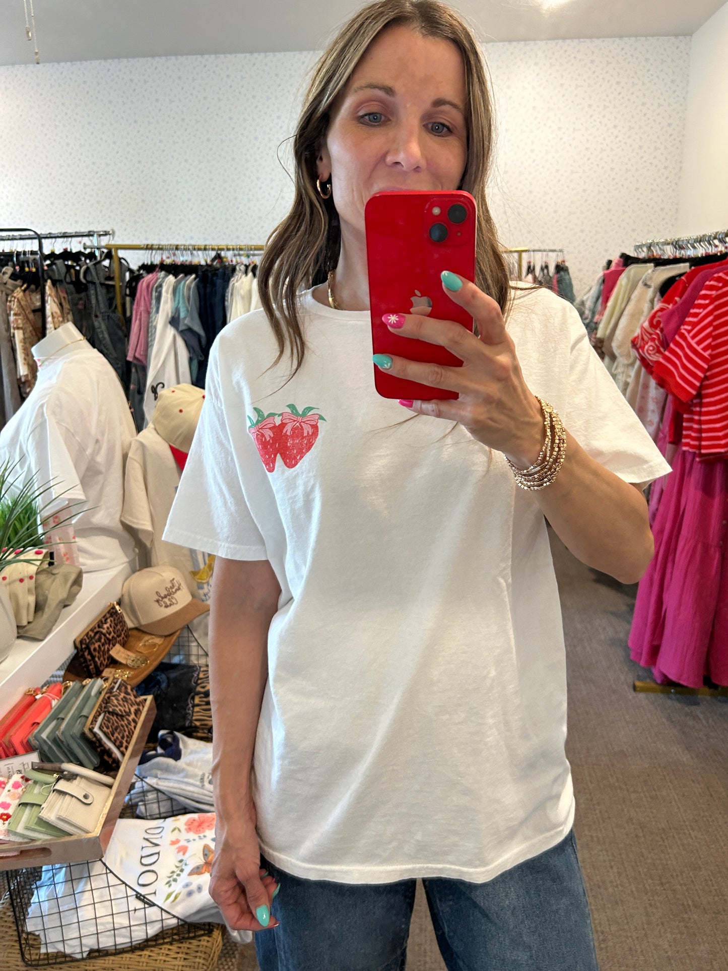 Enjoy the Good Days Tee in White