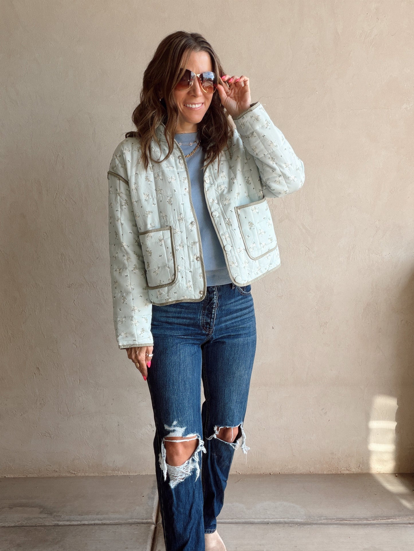 Sami Floral Button Up Jacket