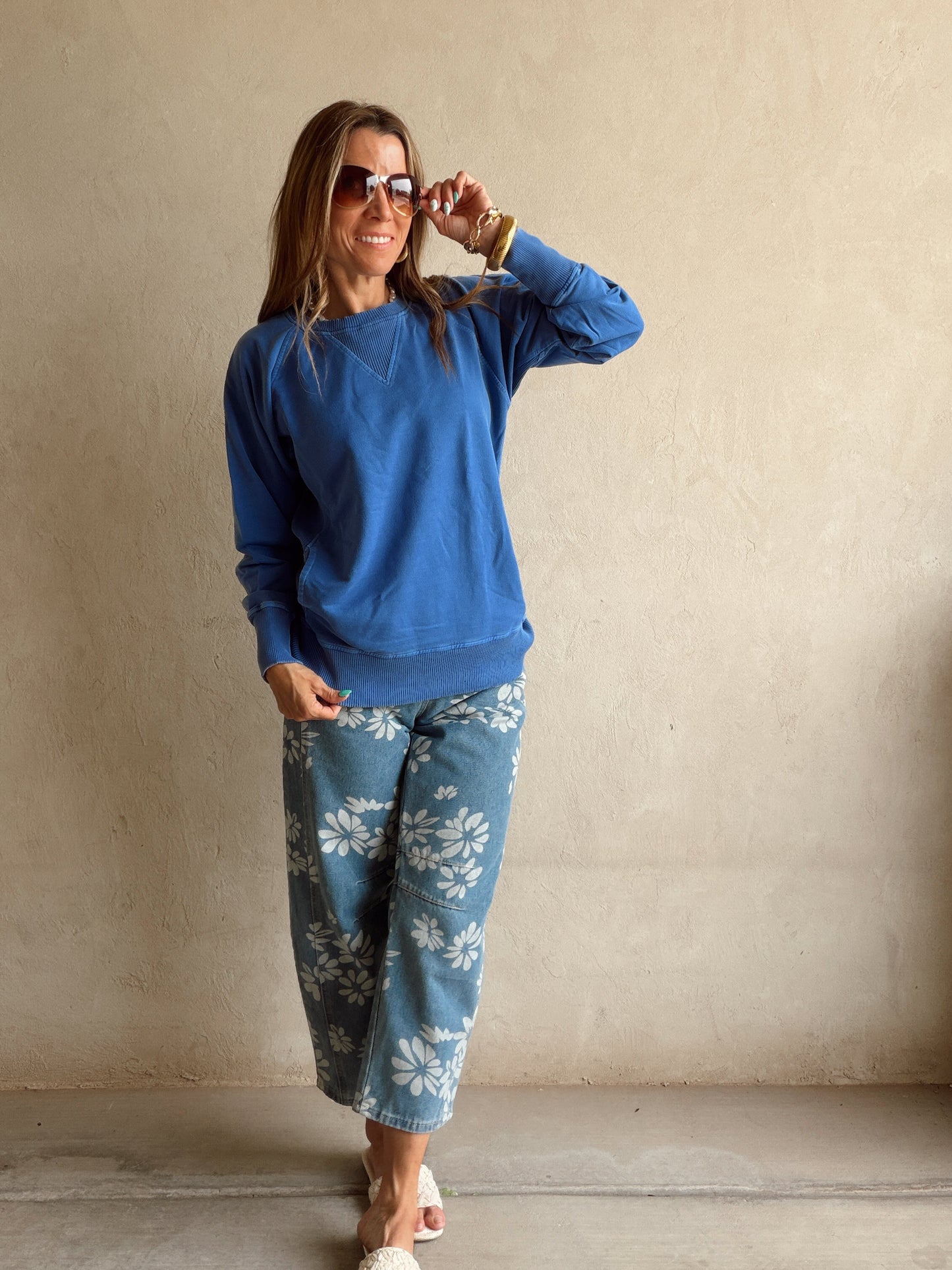 Tally Sweatshirt in Blue