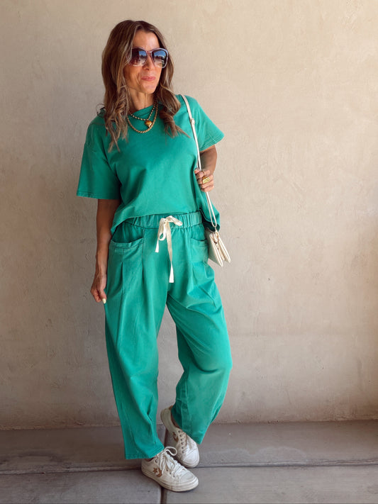 Kenna Set in Emerald