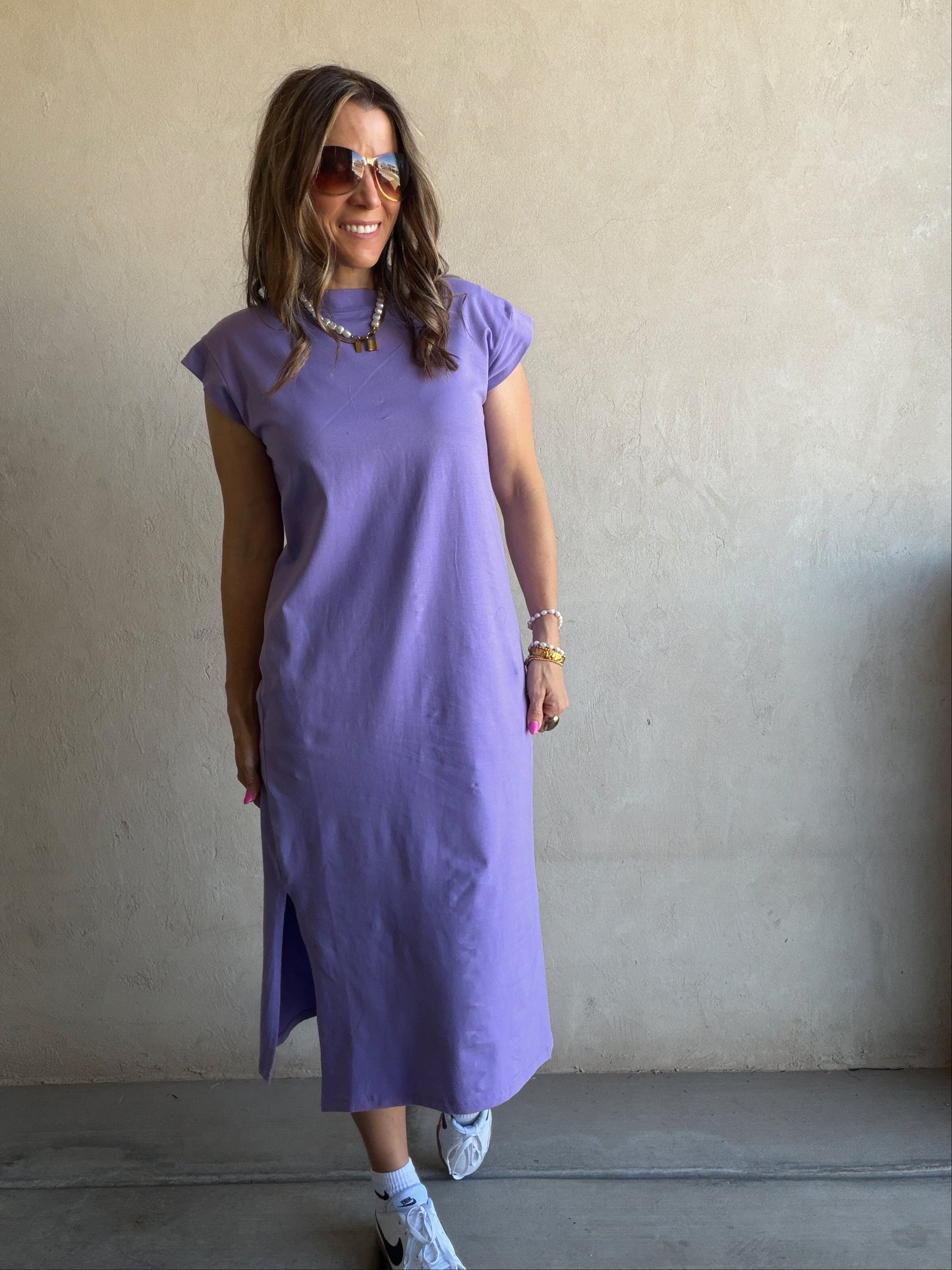 Mindi Dress in Purple