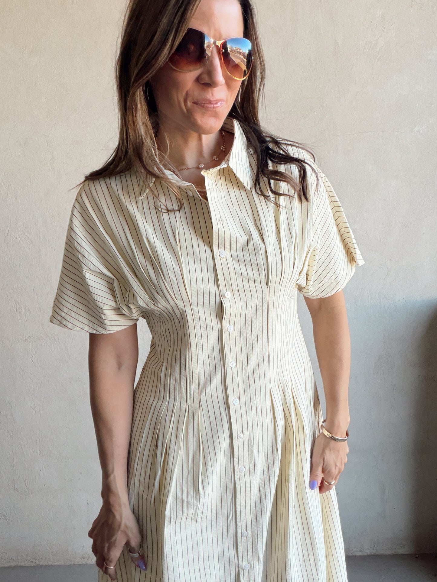 Layna Dress in Butter