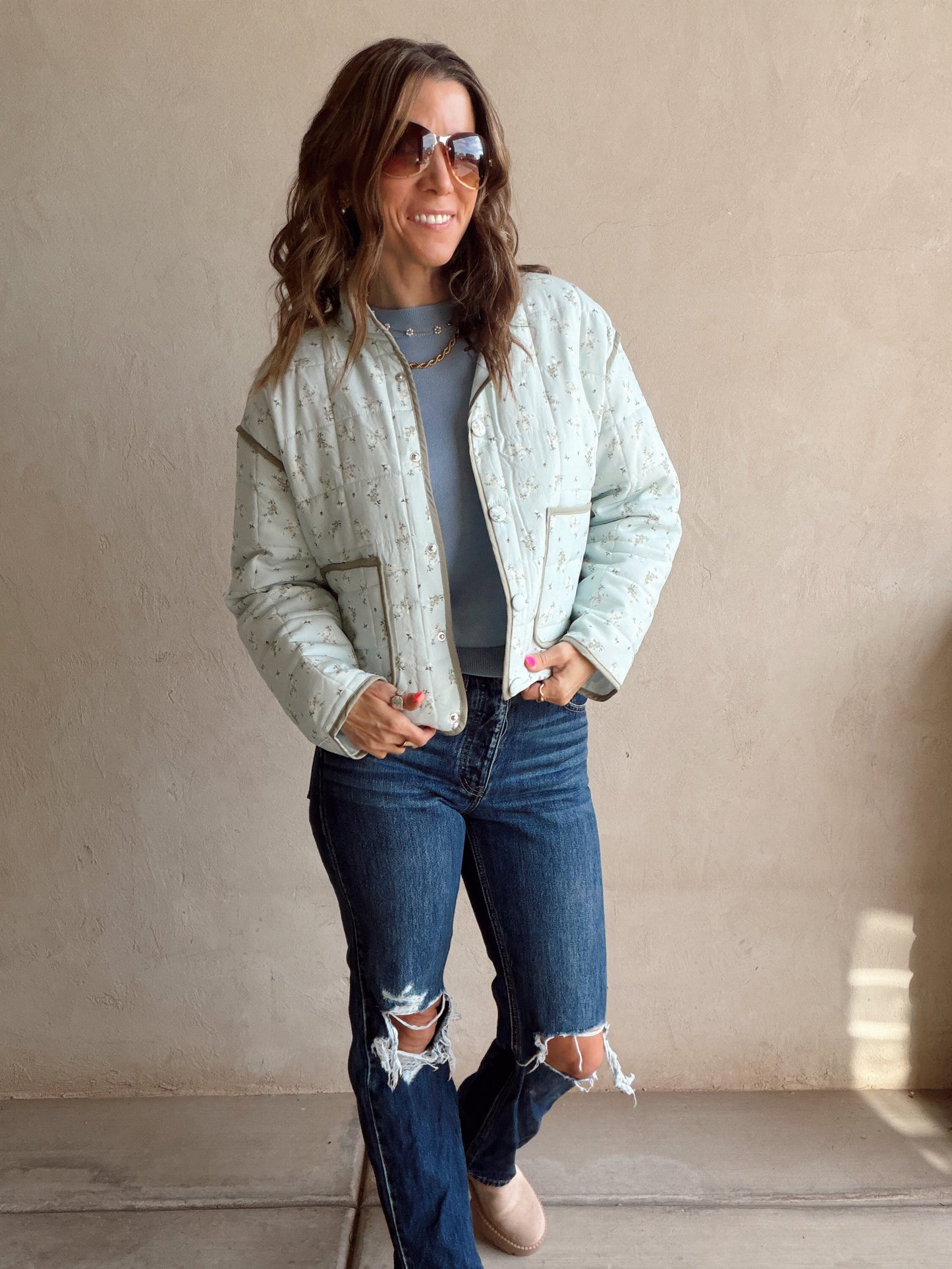 Sami Floral Button Up Jacket