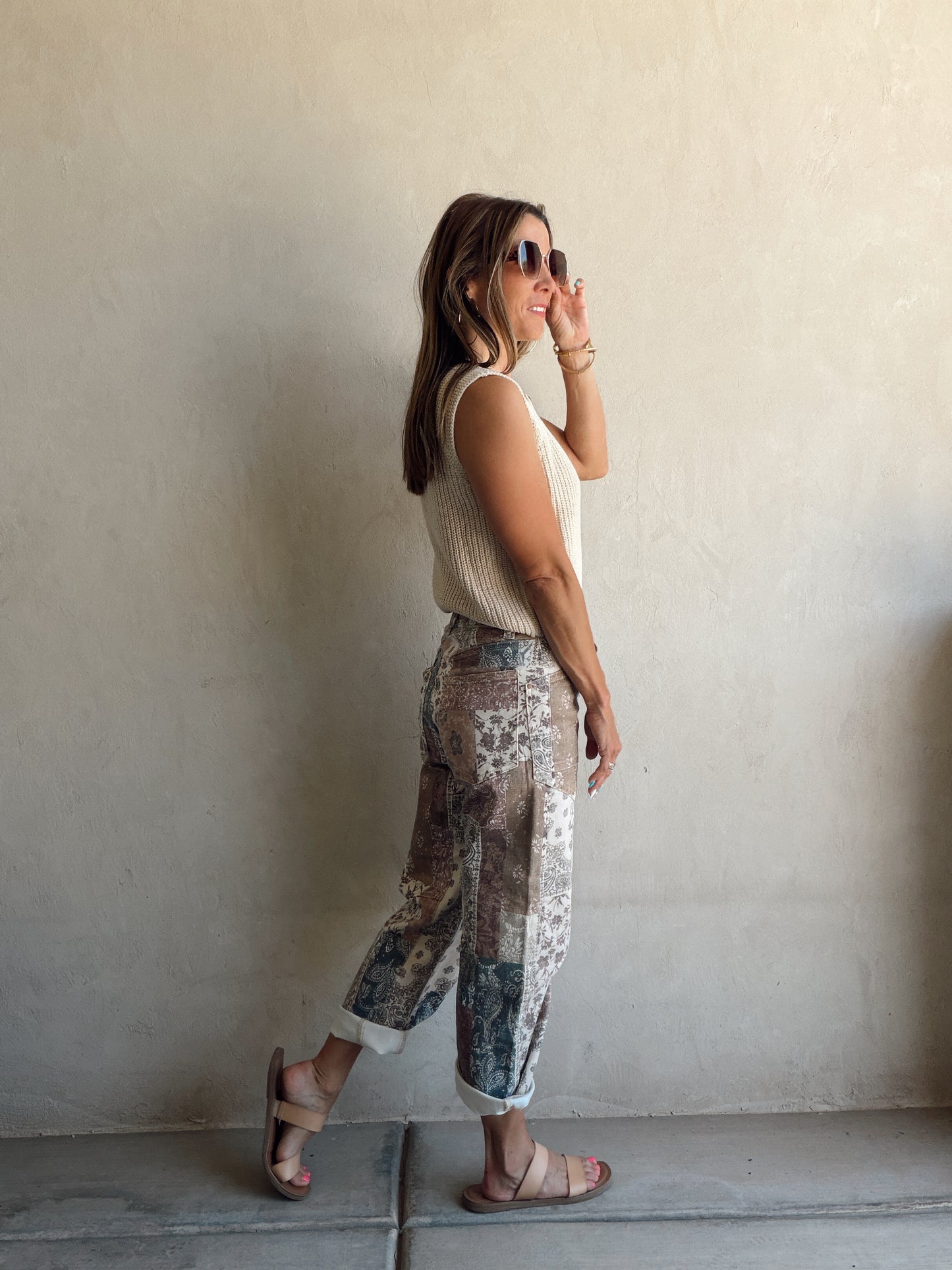 Hadley Quilted Drawstring Barrel Pants