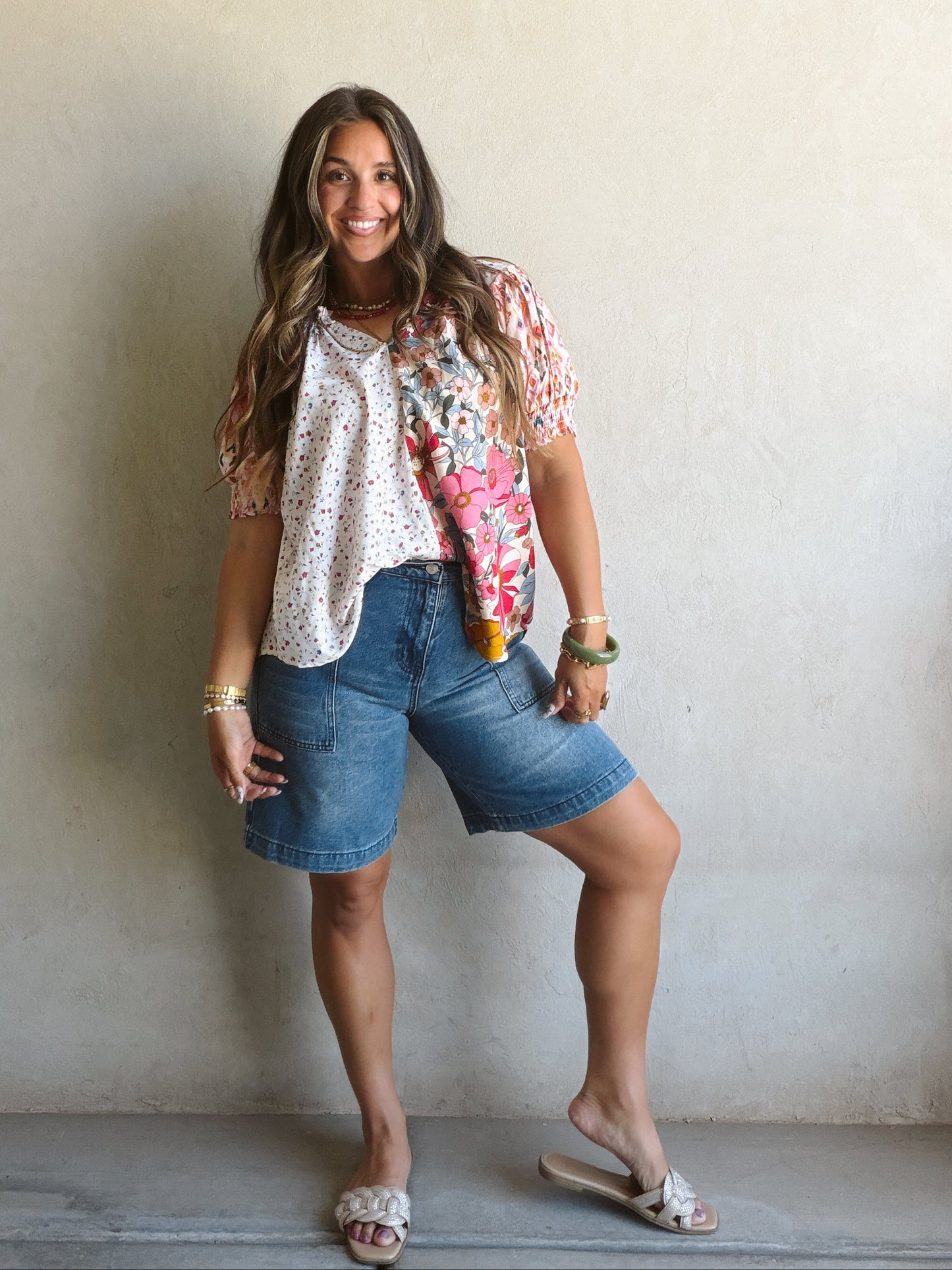 Finley Floral Top in Multi