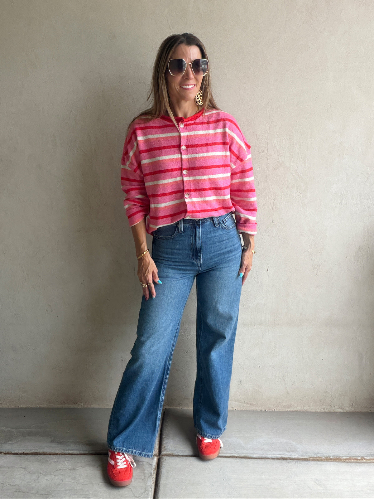 Bridget Cardigan in Pink