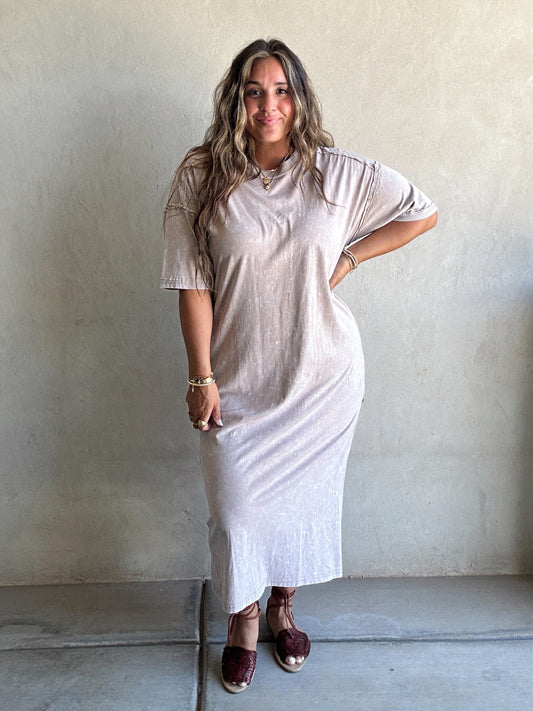 Easy Breezy Maxi Dress in Beige
