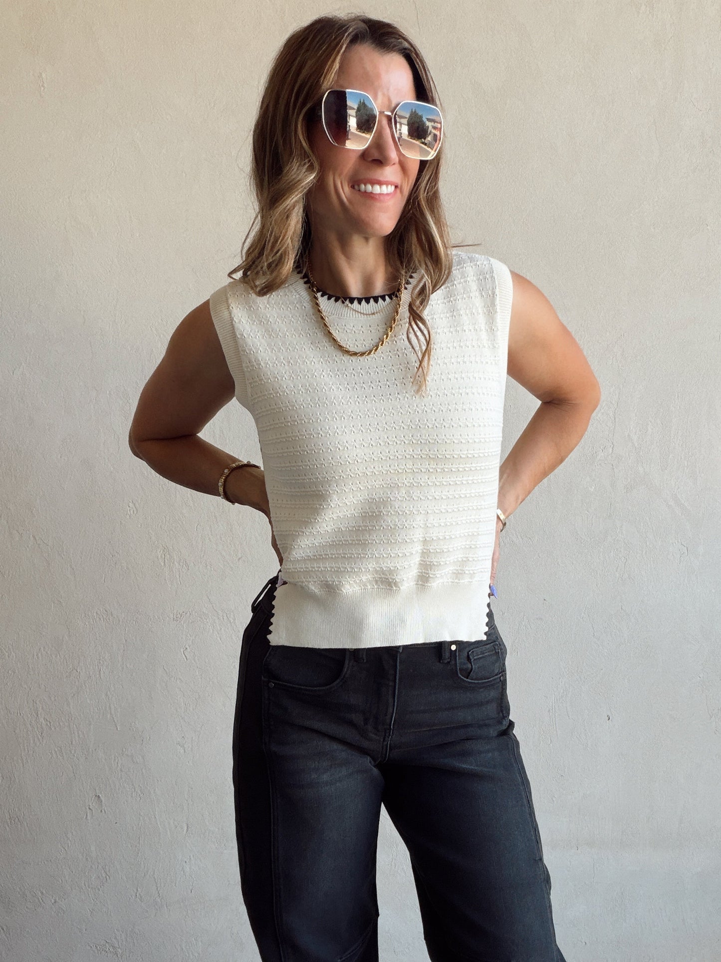 Indy Tank in Cream