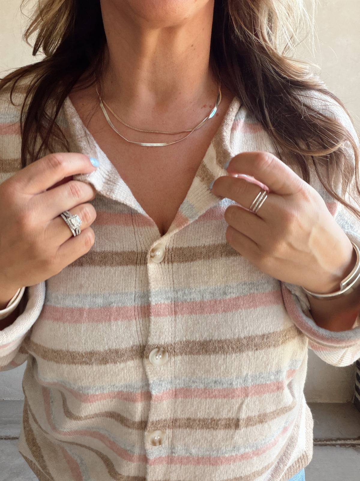 Bridget Cardigan in Natural
