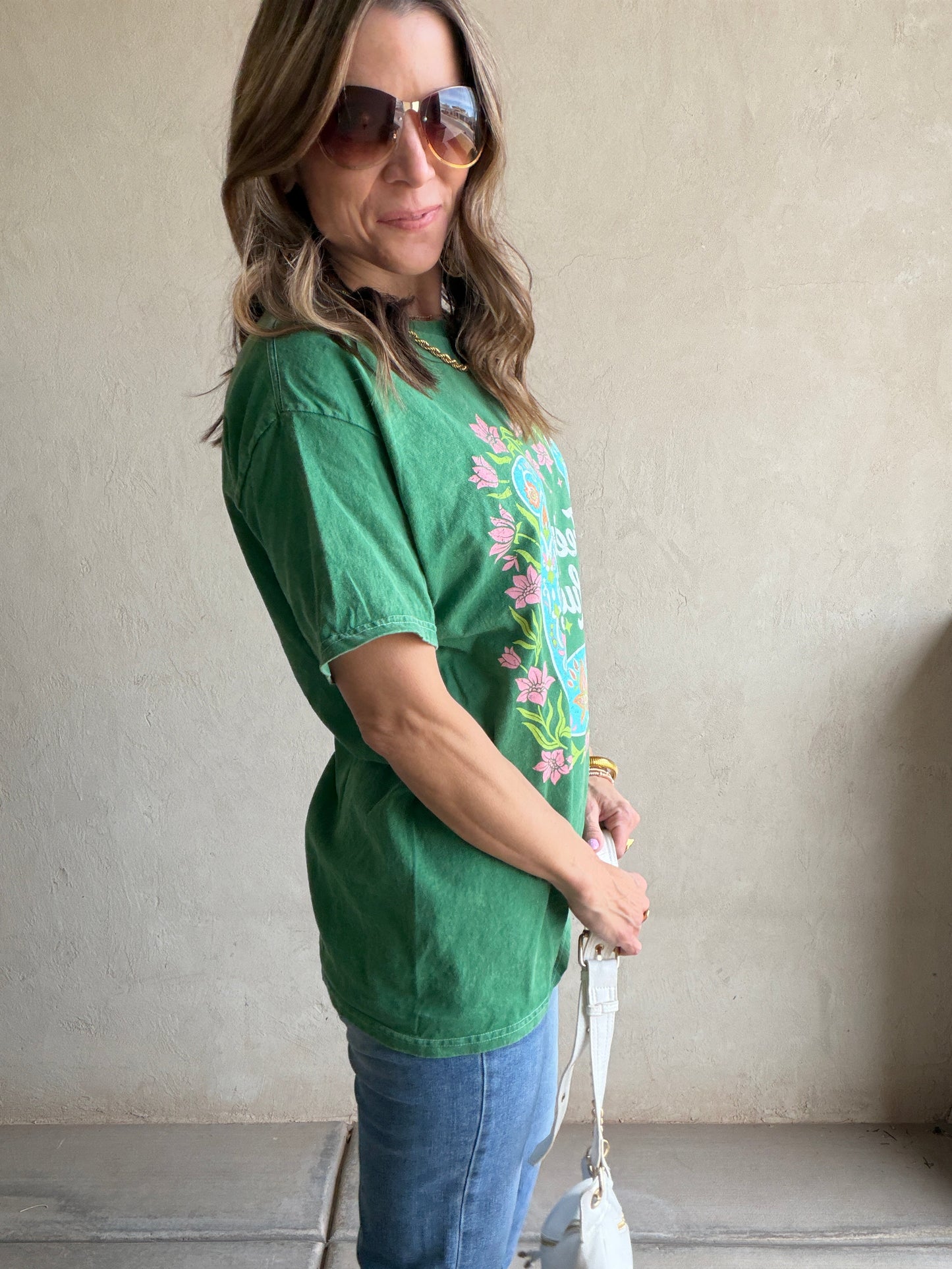 Feeling Lucky Tee in Green