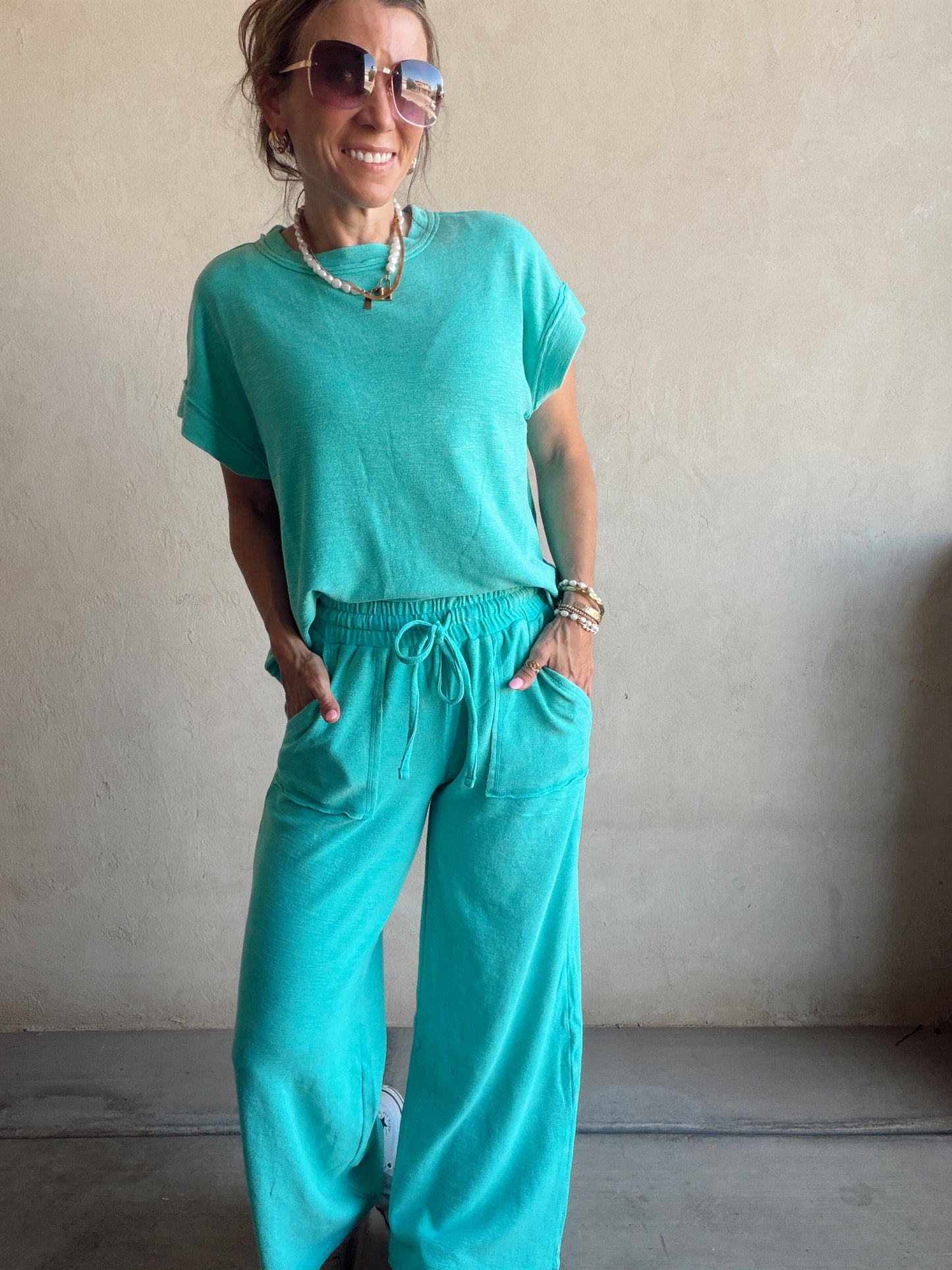 Vanessa Set in Teal