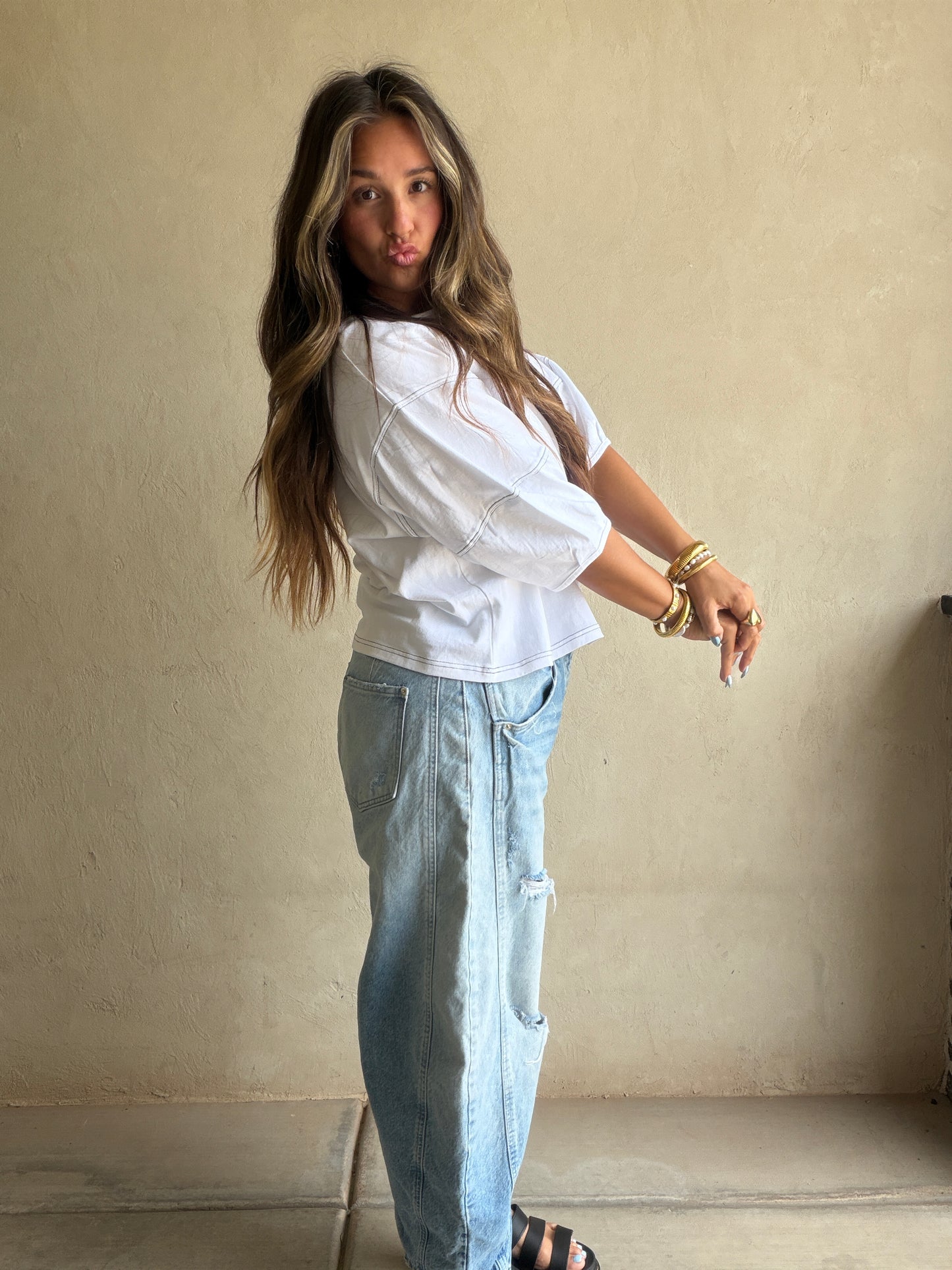 Jenelle Top in White