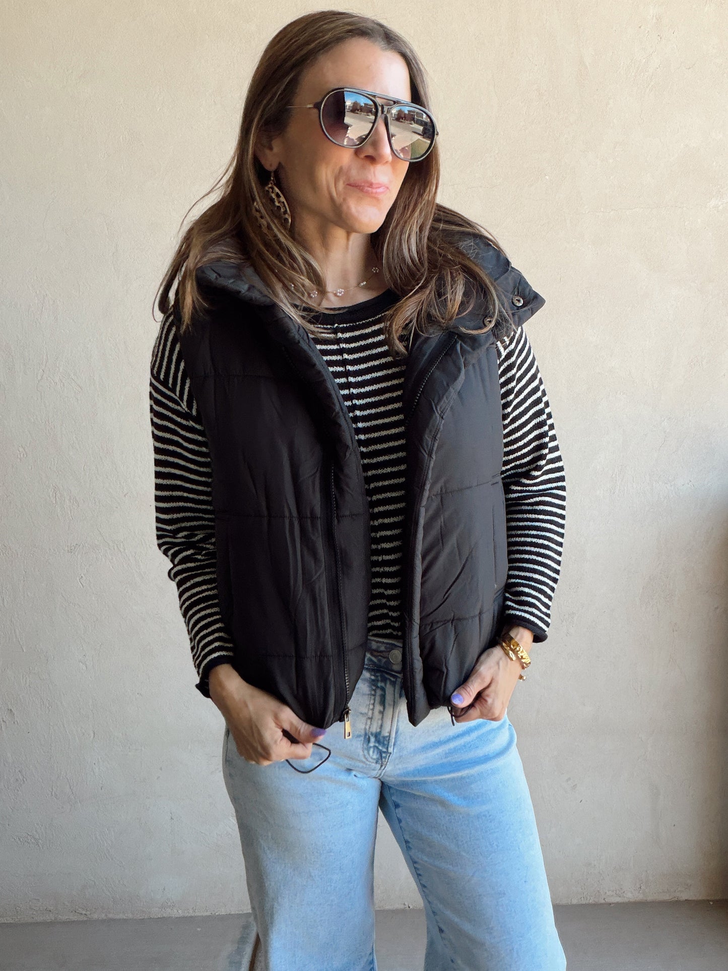 Rachel Vest in Black