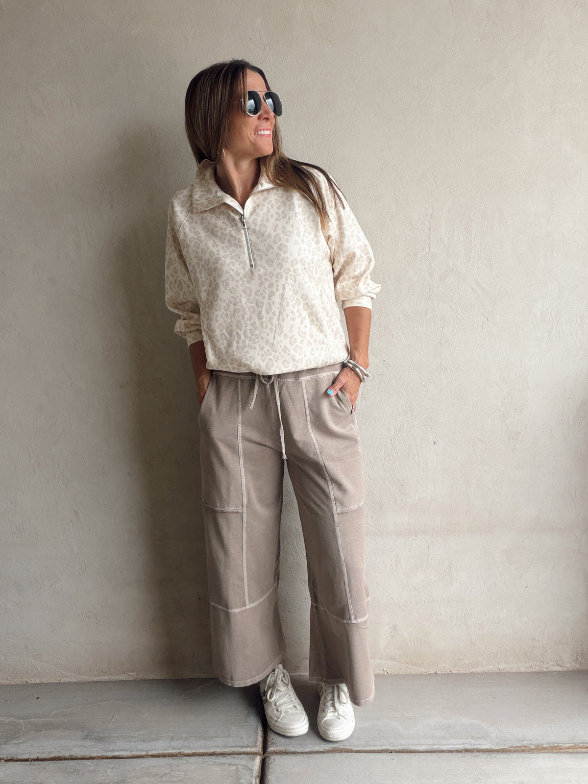 Sandy Pants in Light Brown