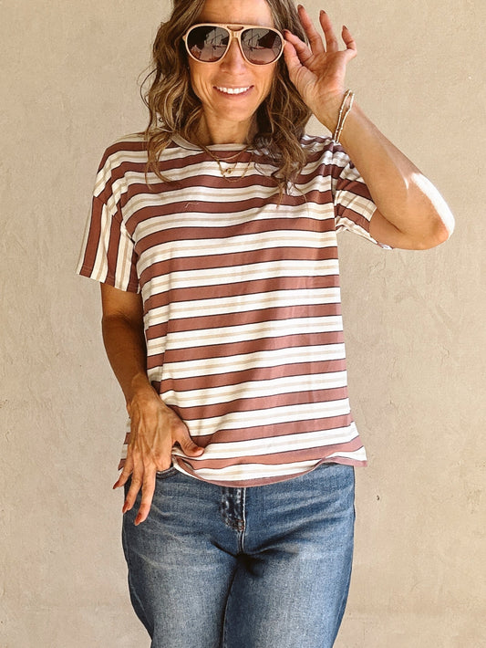 Harper Striped Top