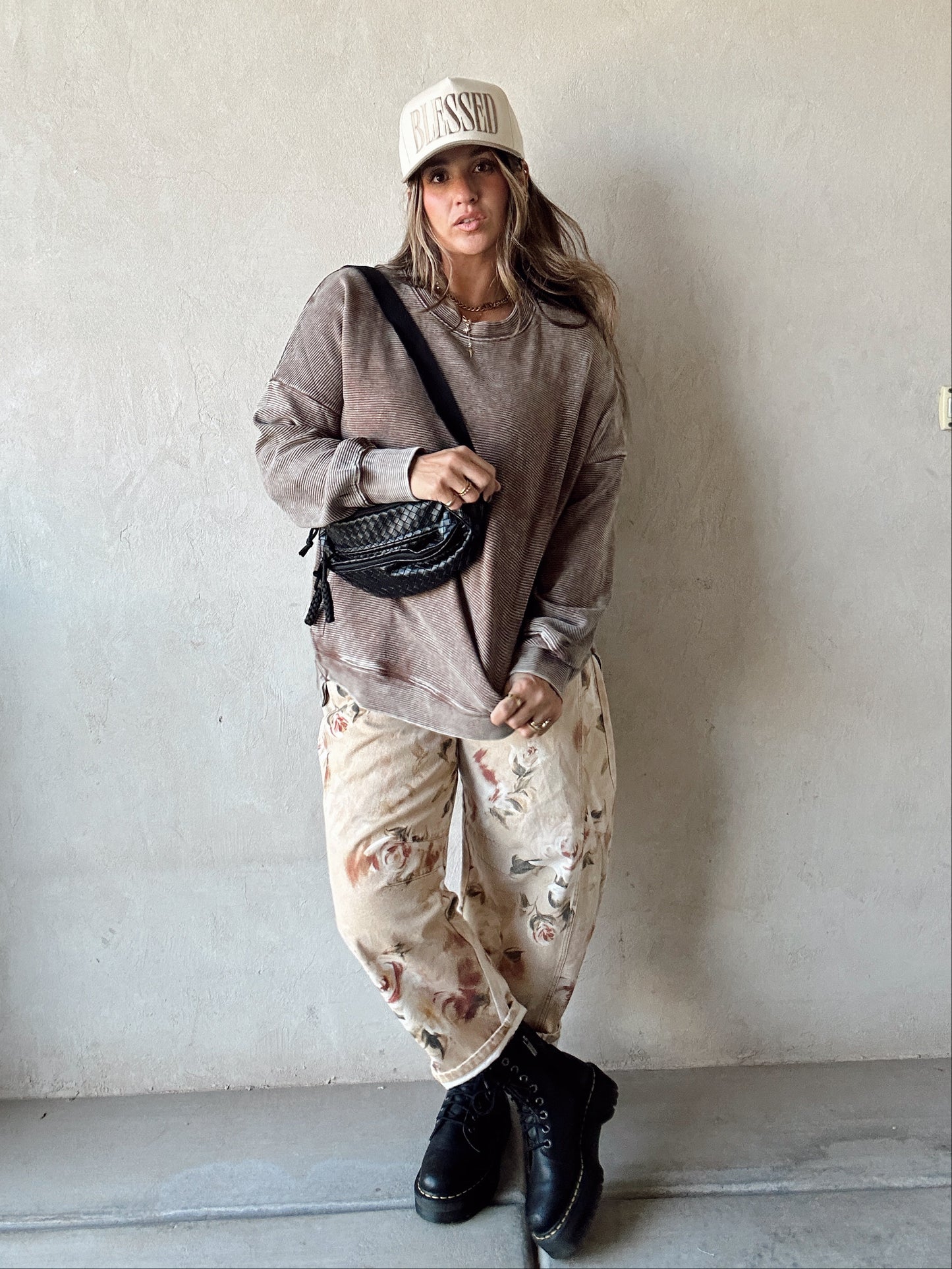 Vera Floral Barrel Jeans