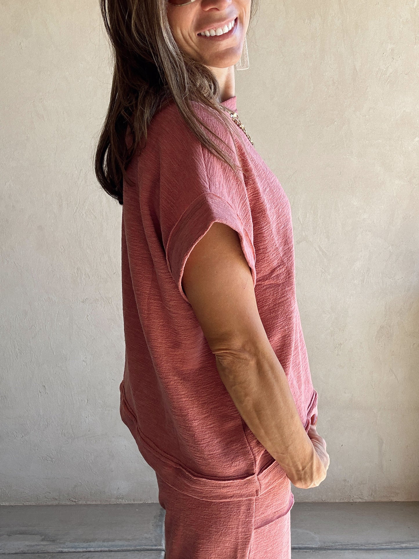 Vanessa Set in Dusty Rose