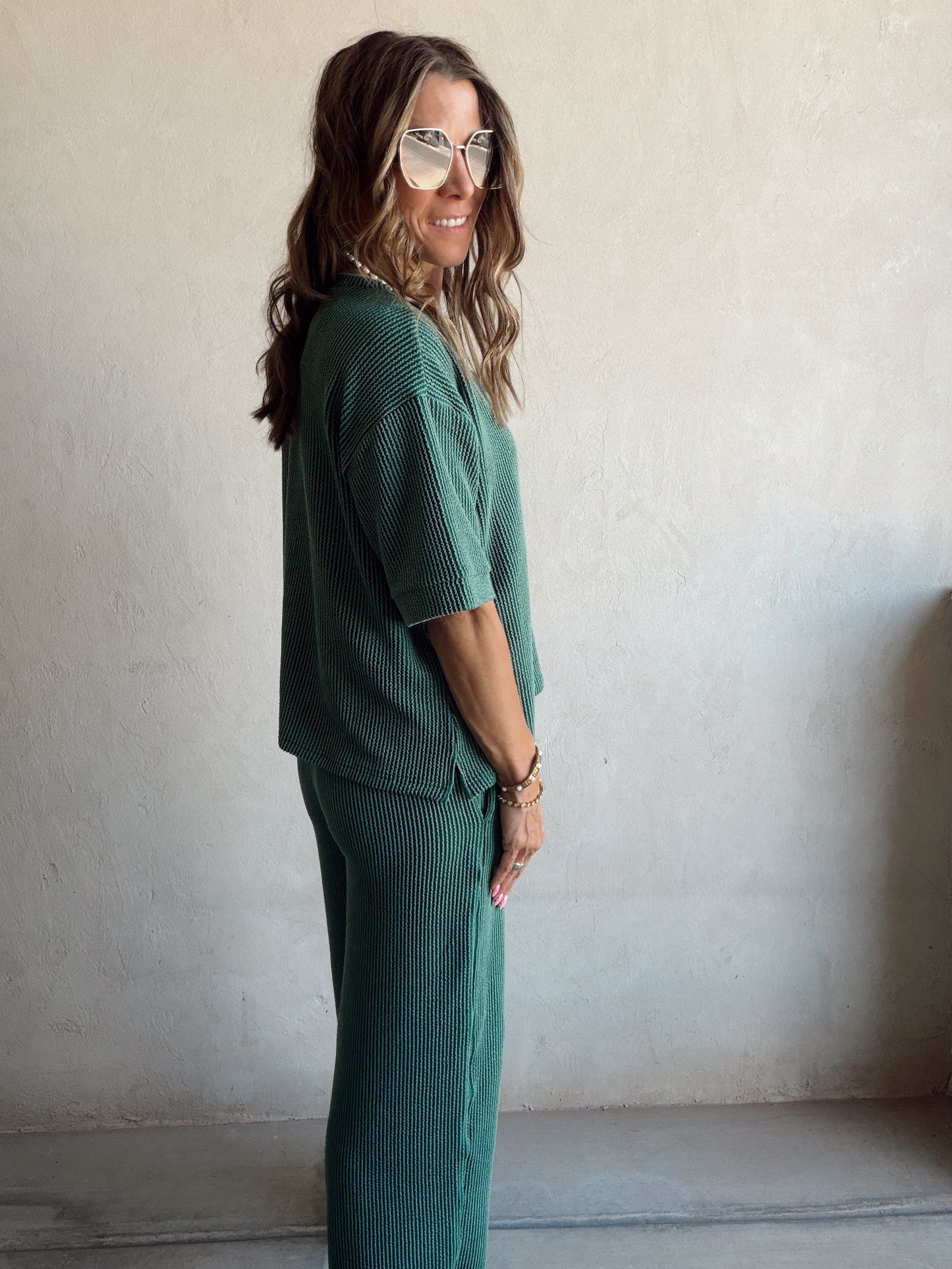 Ruby Set in Green