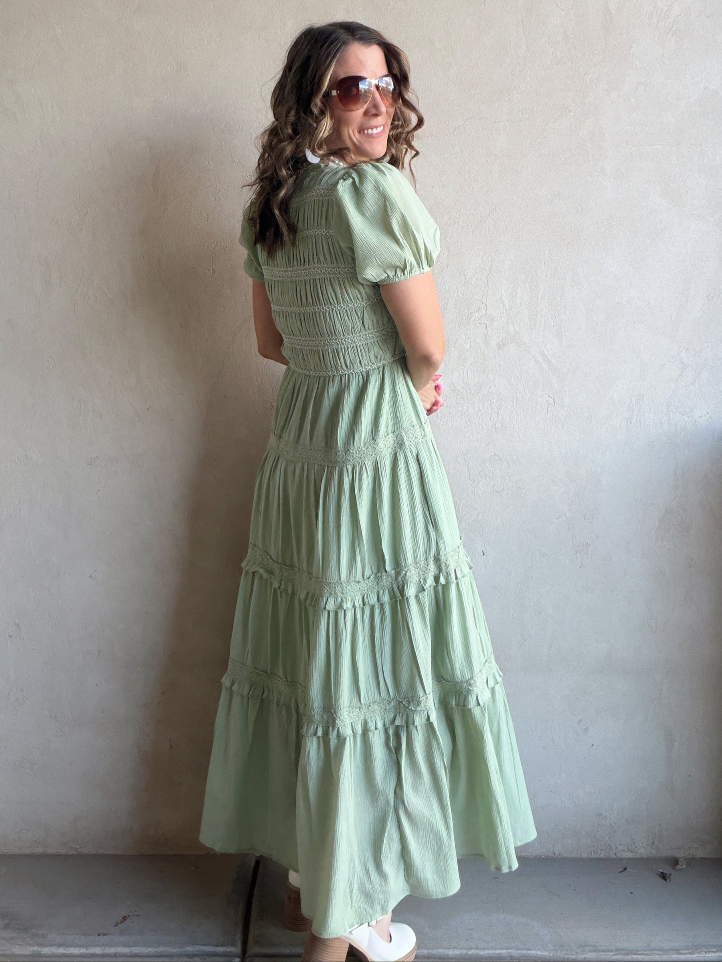 Brandy Dress in Green