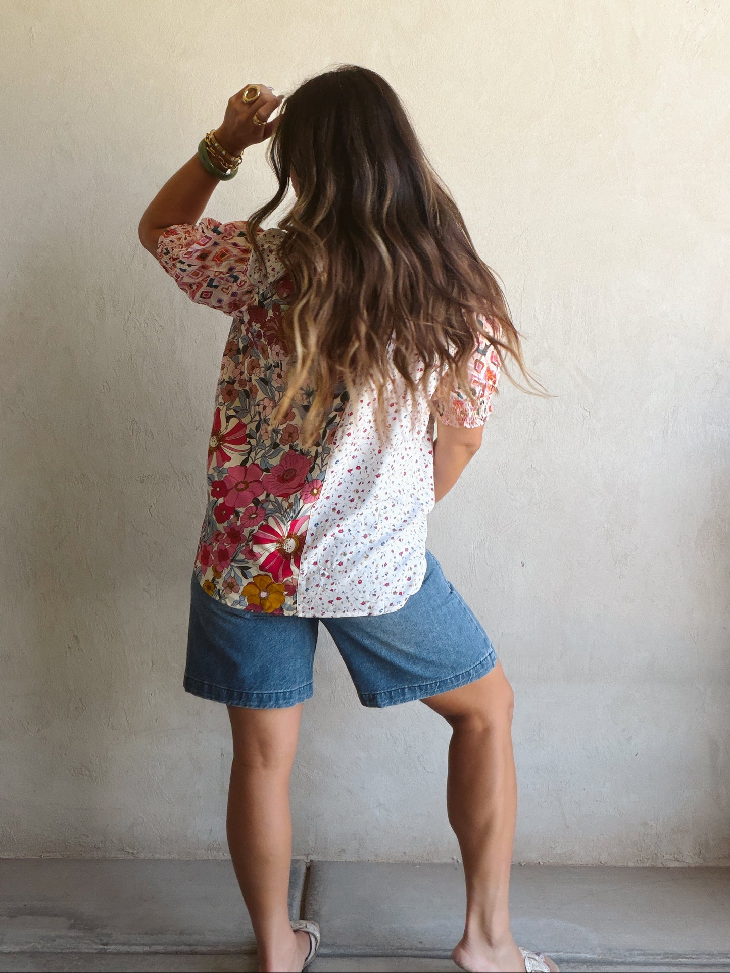 Finley Floral Top in Multi