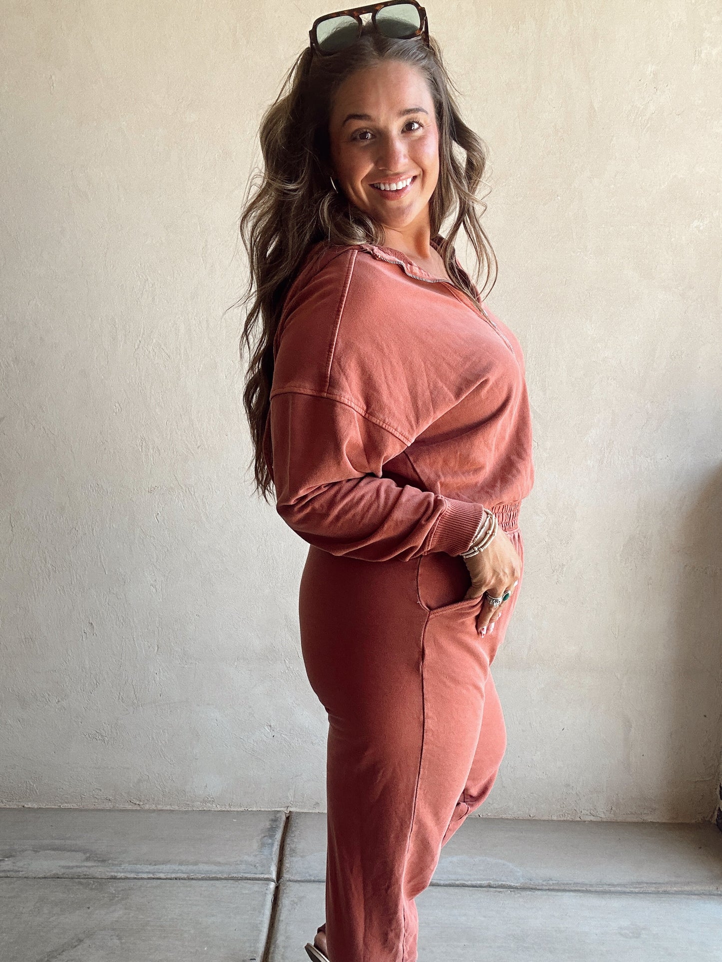 Jumpsuit of Your Dreams in Rust