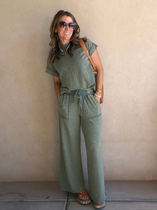 Vanessa Set in Ash Jade