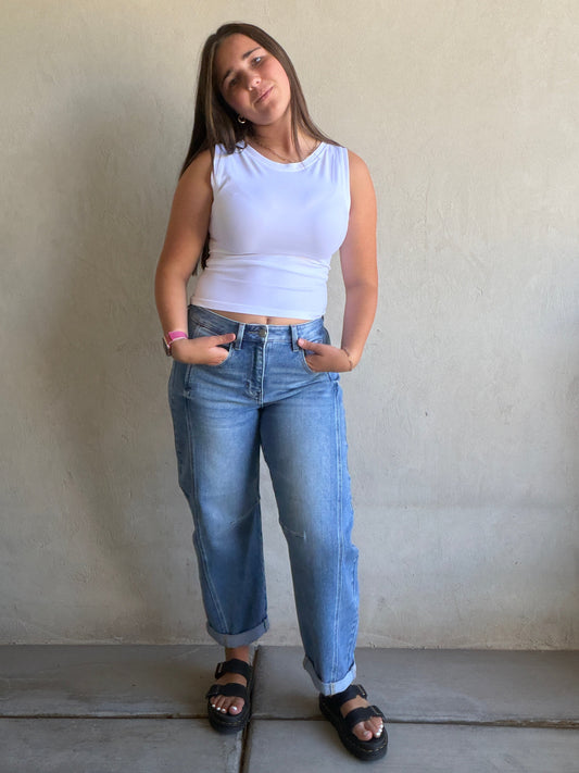Aubrey Tank in White