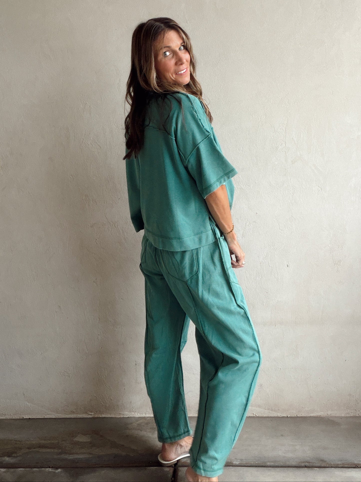 Clara Set in Teal