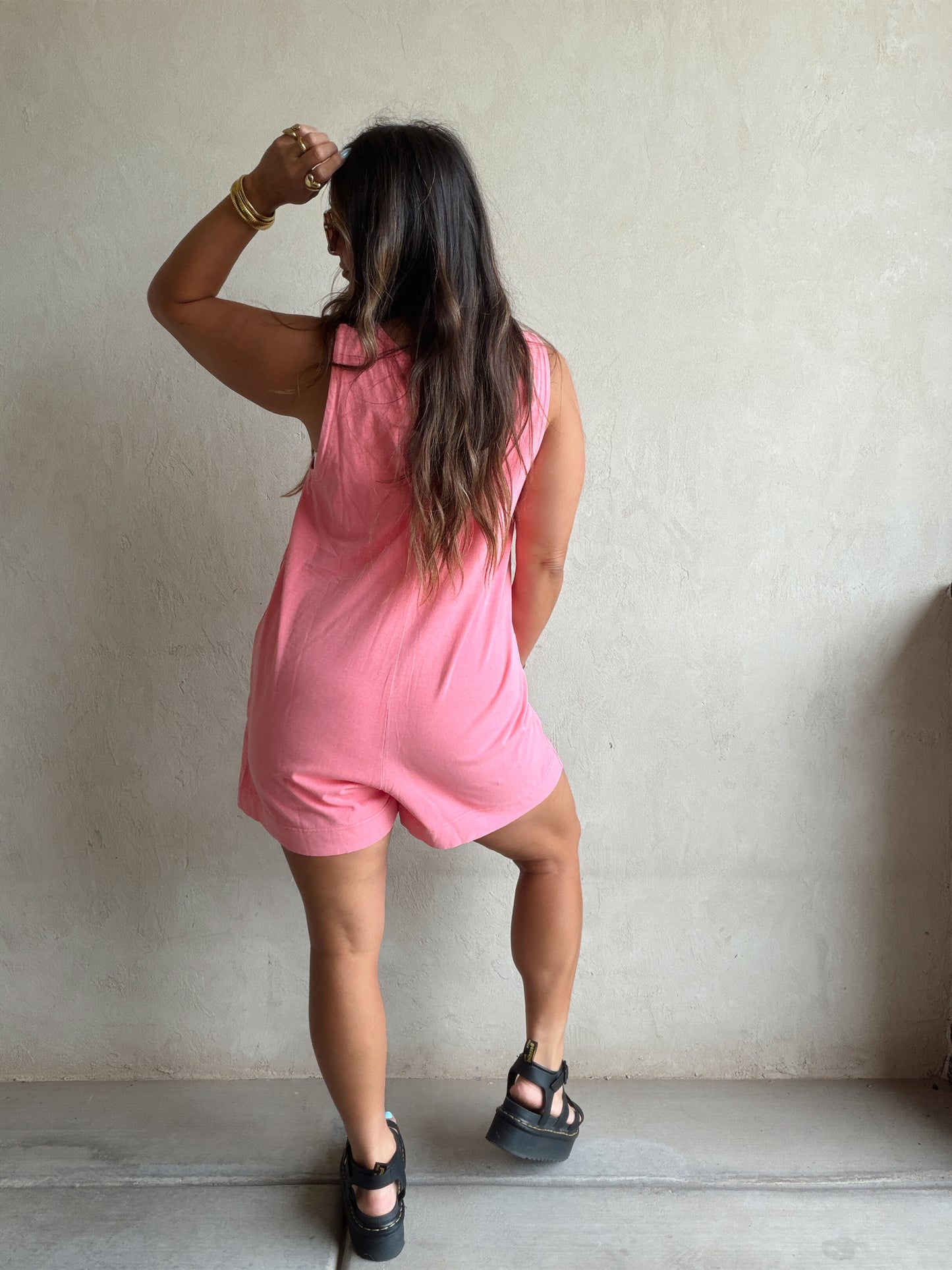 Lynae Romper in Pink