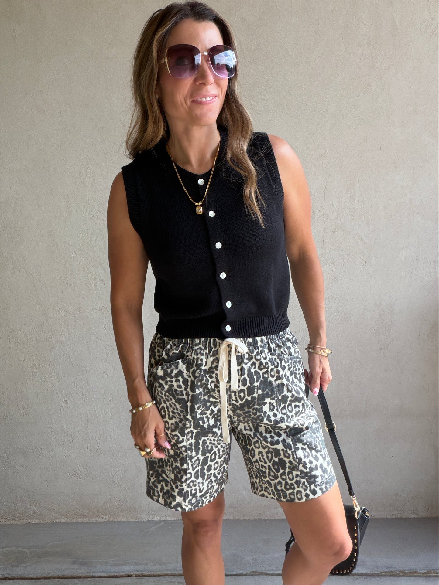 Elizabeth Tank in Black