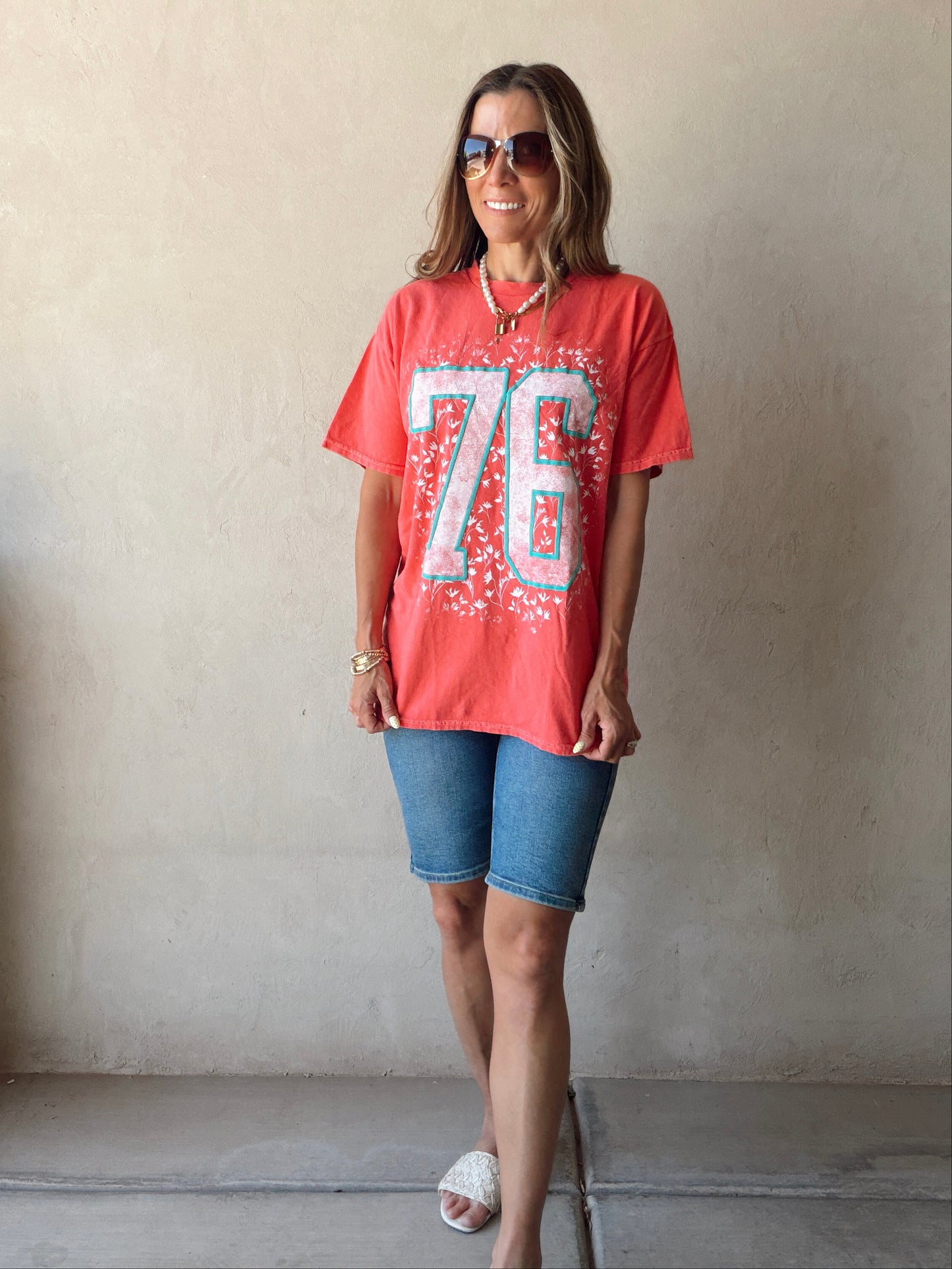 76 Tee in Red