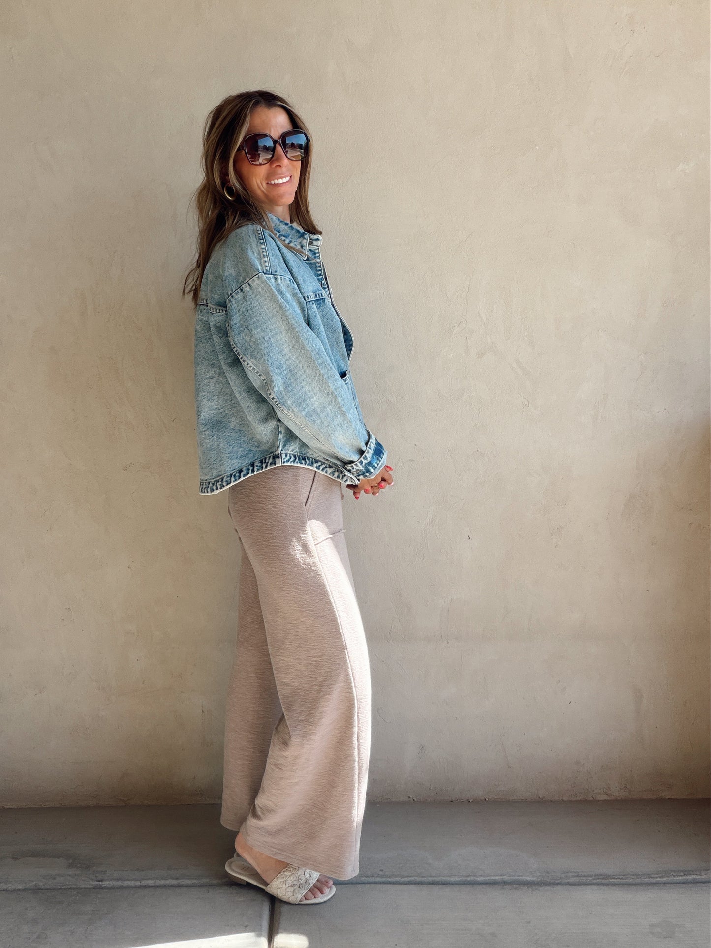 Rebecca Distressed Denim Jacket