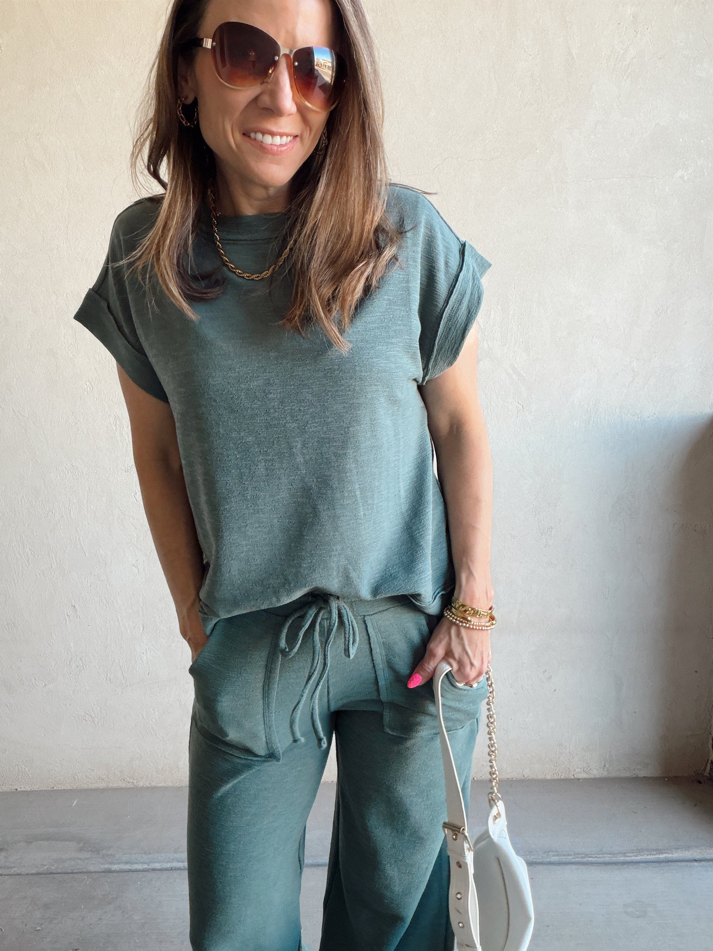 Vanessa Set in Olive