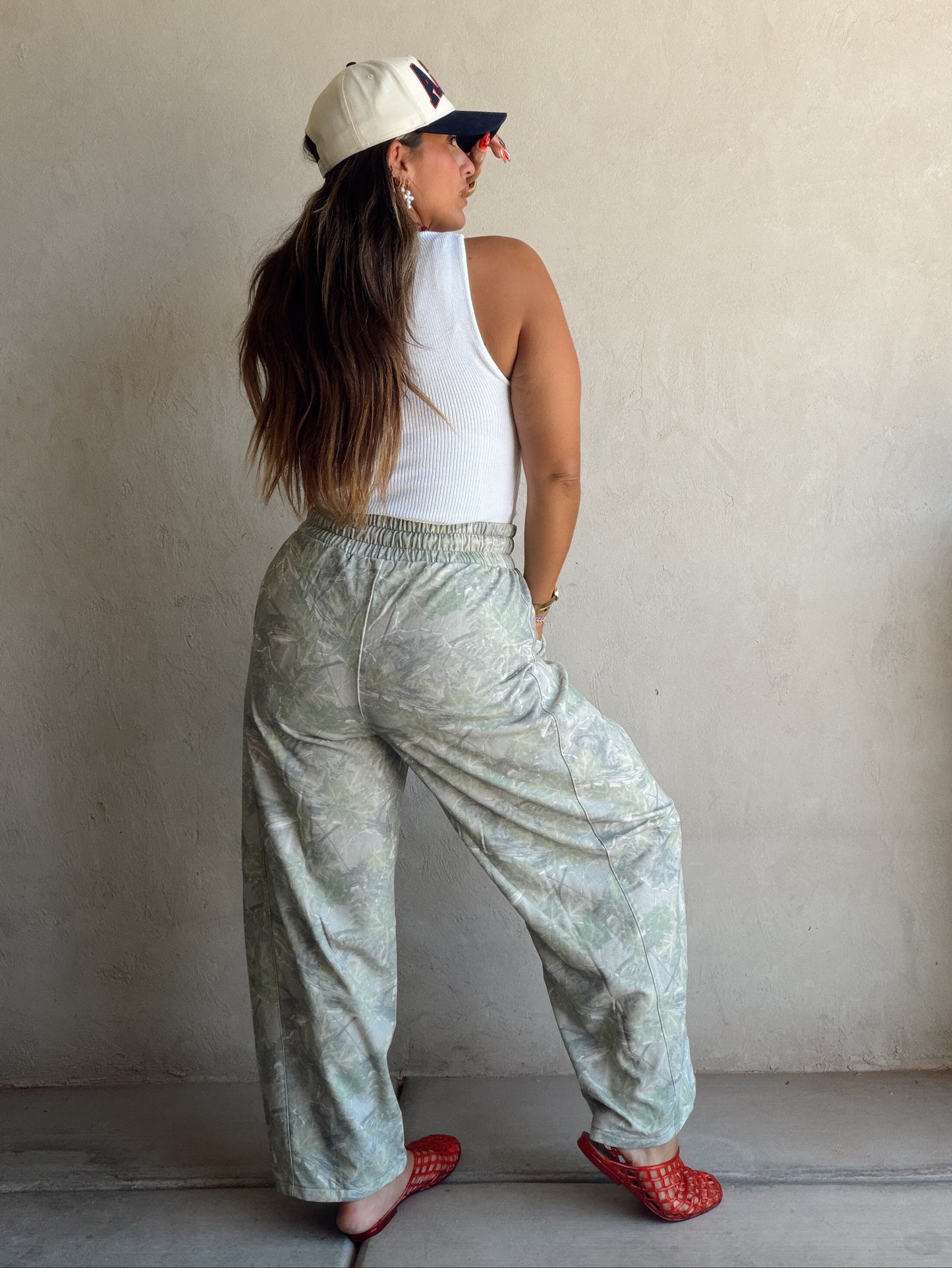 Macie Barrel Camo Sweats