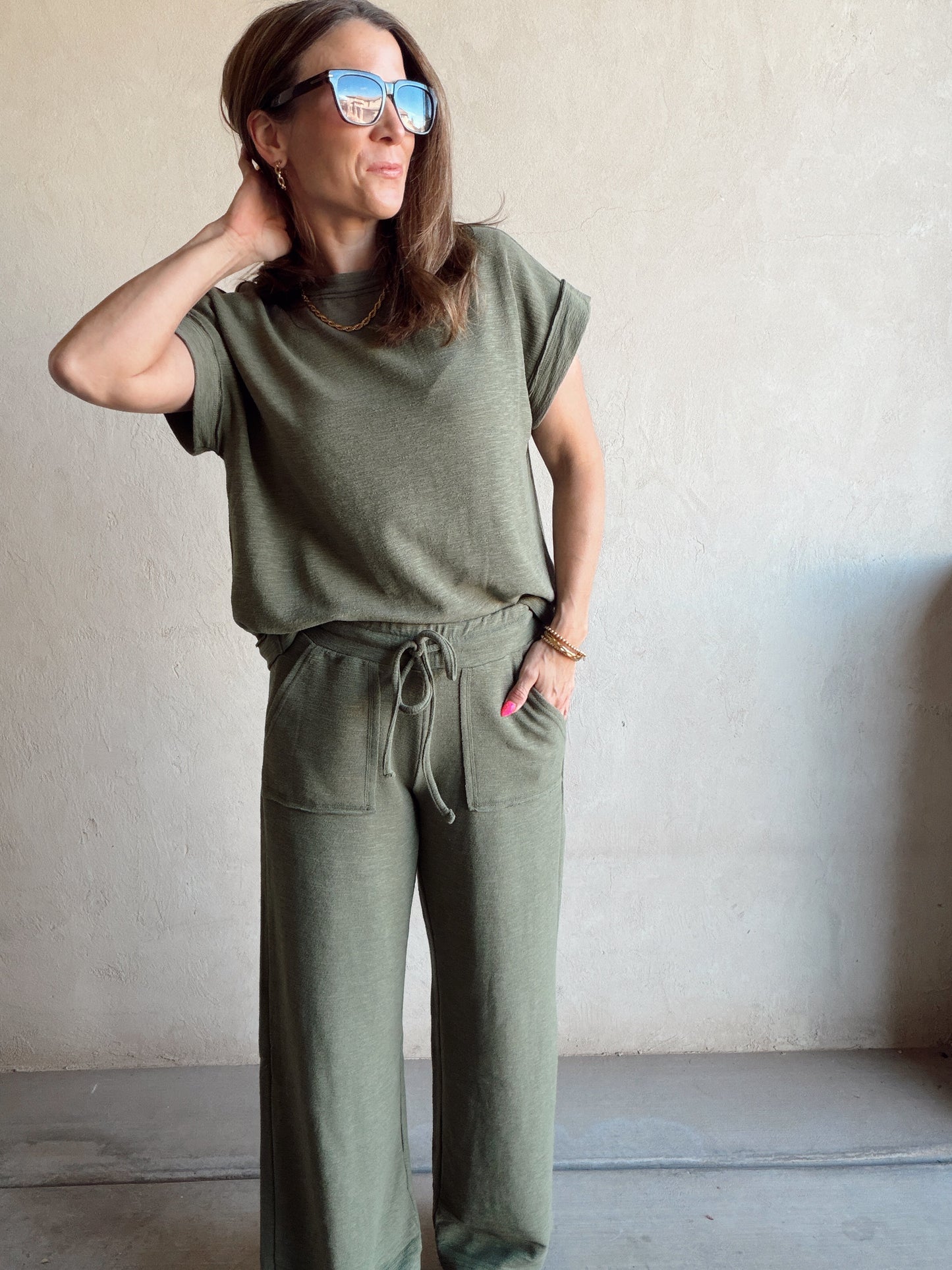 Vanessa Set in Olive