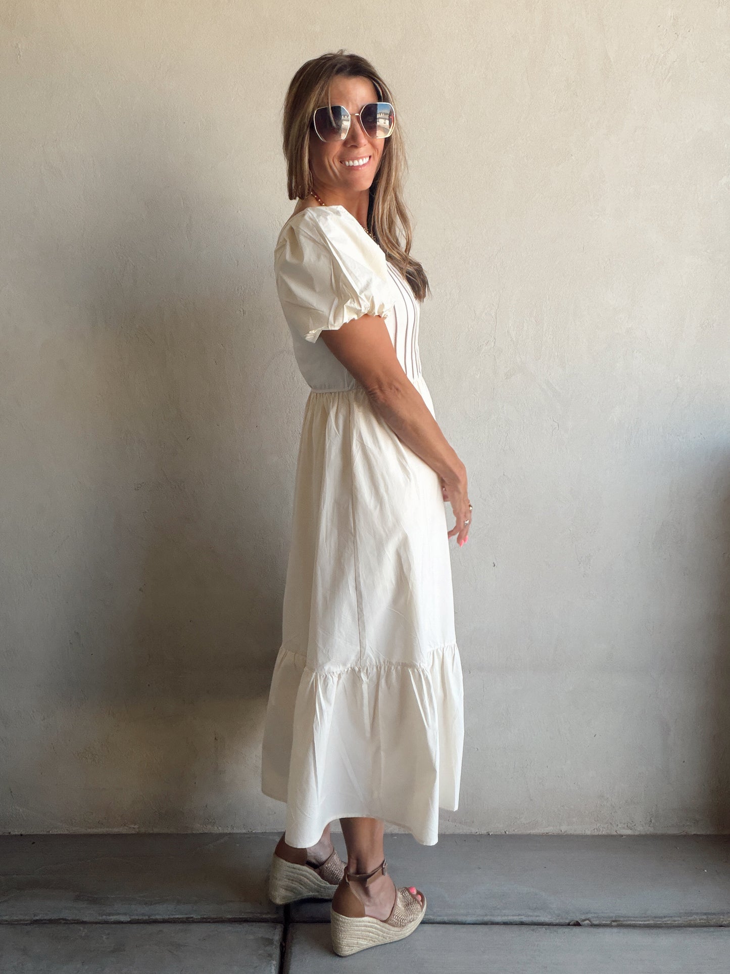 Julie Dress in Cream