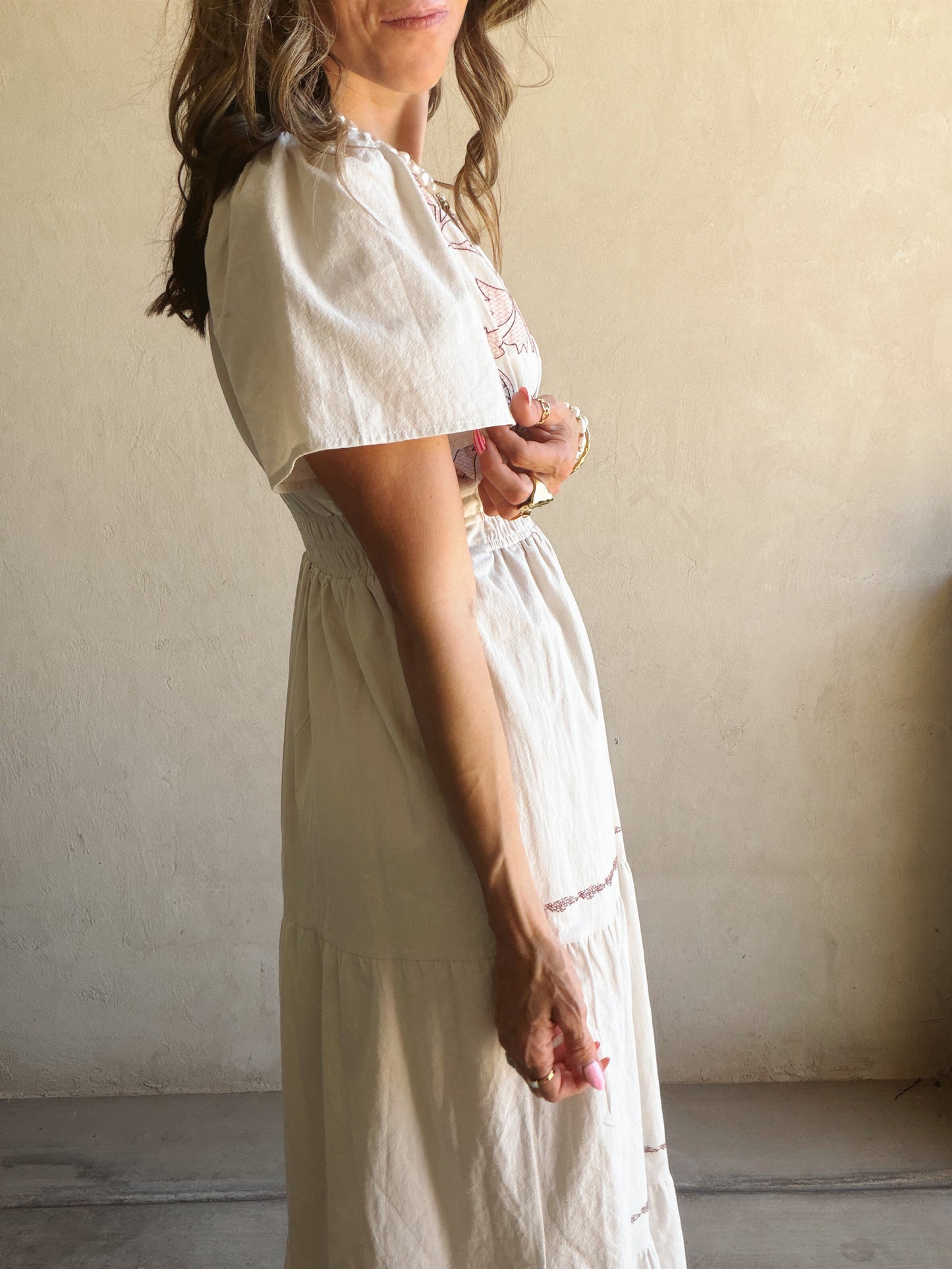 Perry Dress in Oatmeal
