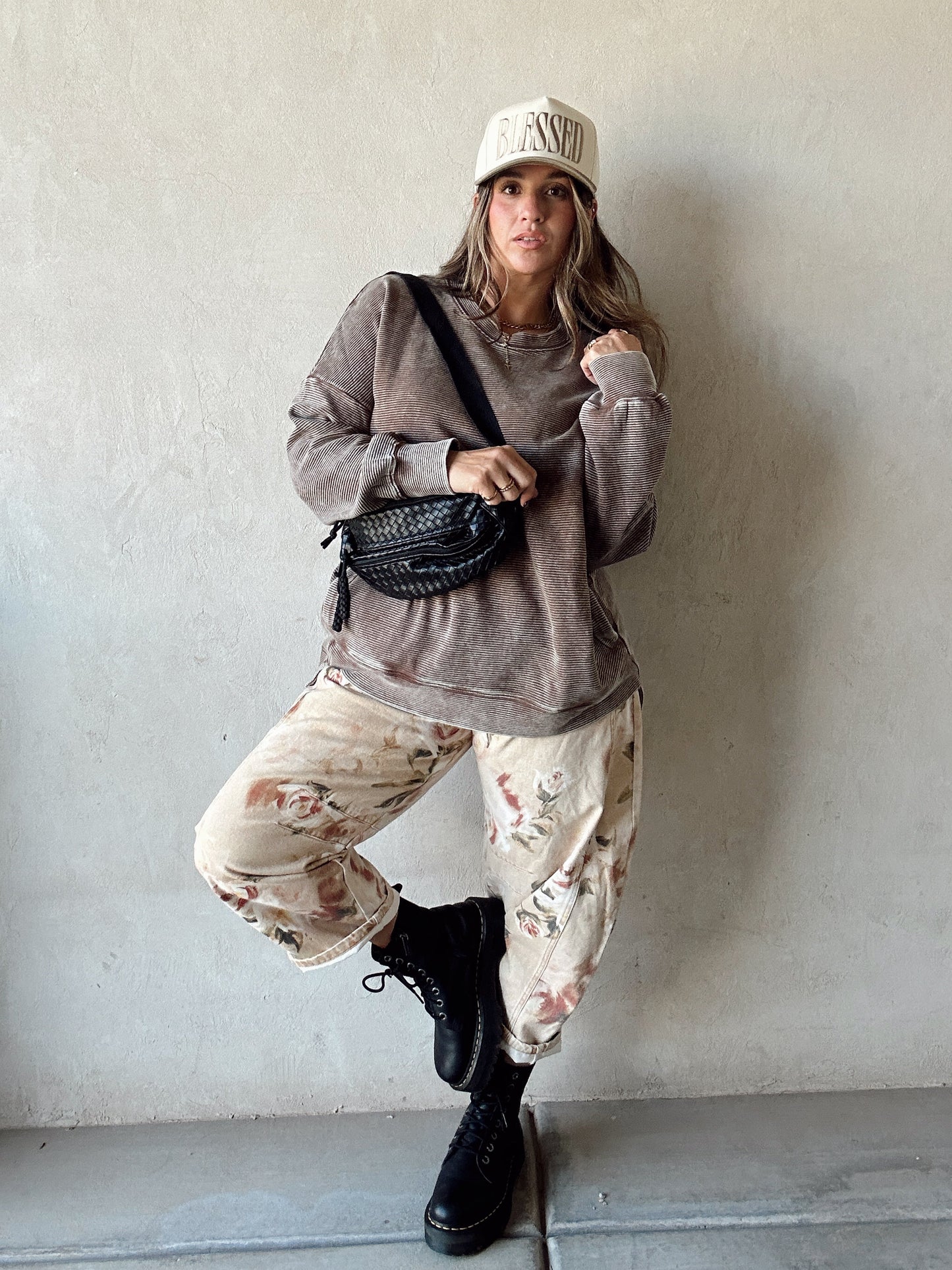 Vera Floral Barrel Jeans