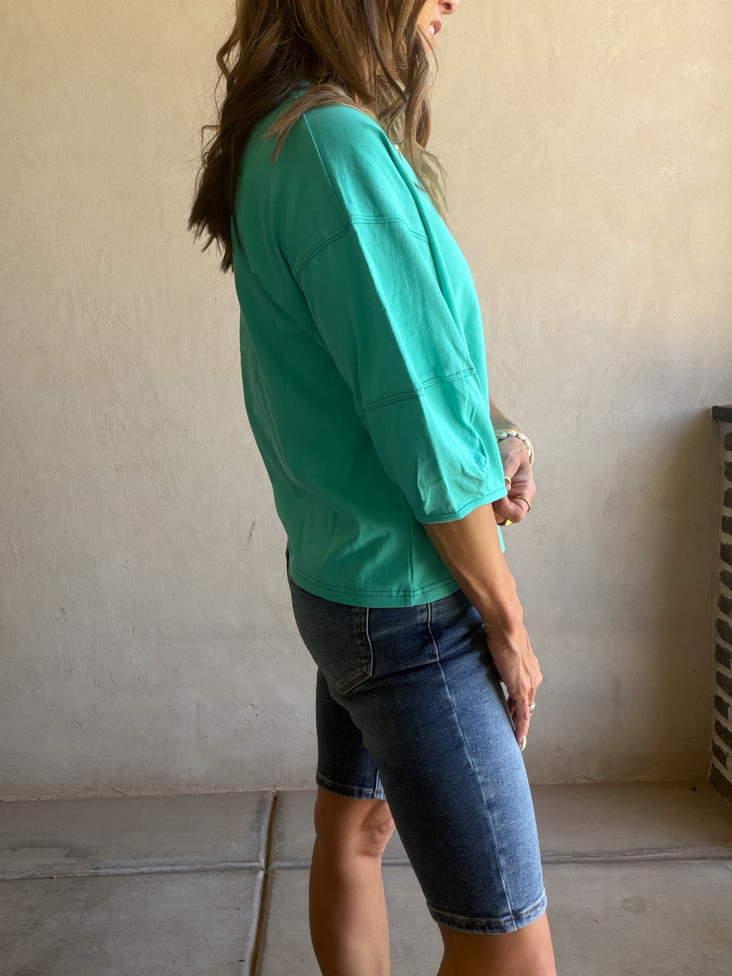 Jenelle Top in Teal