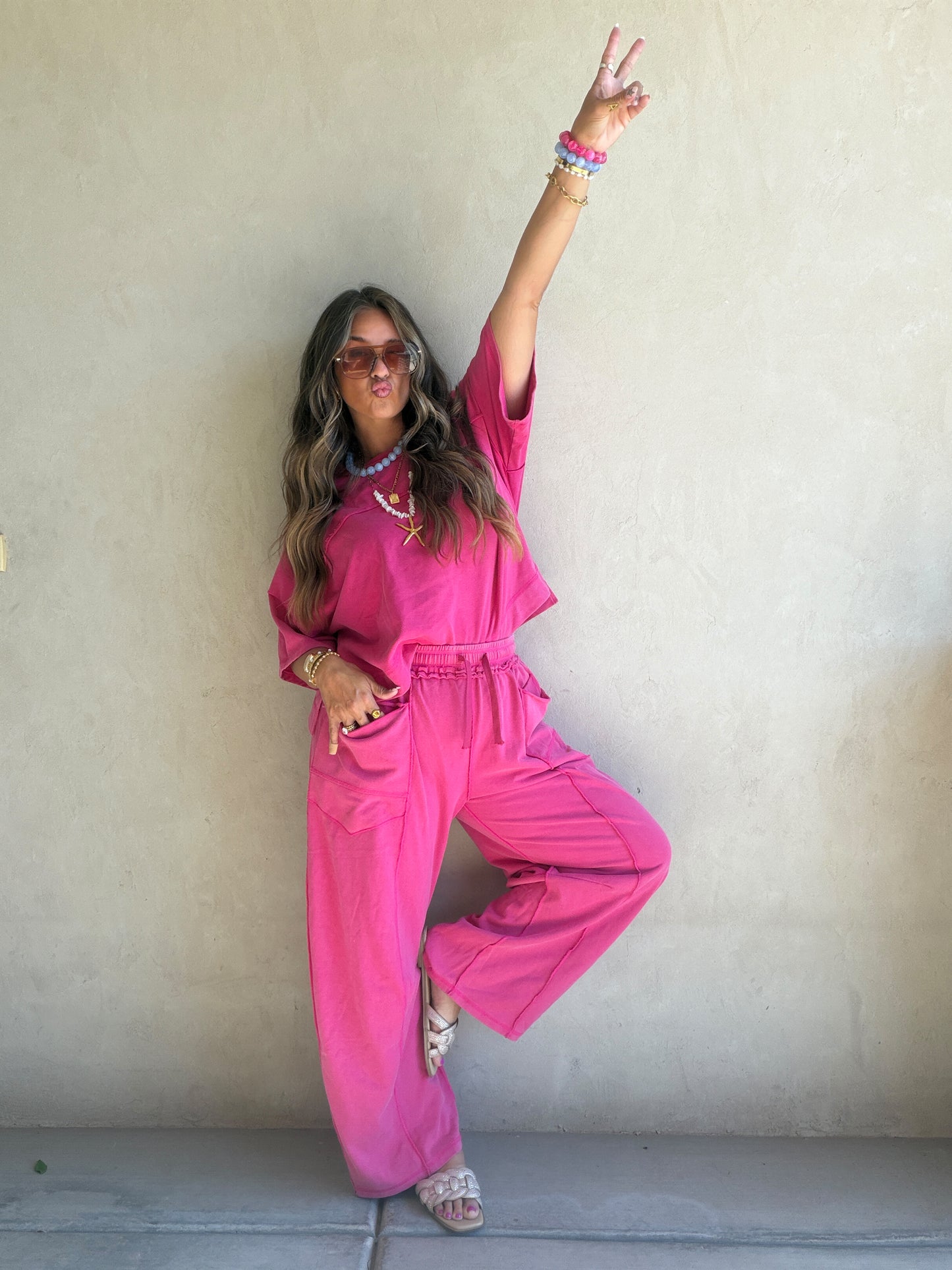 Clara Set in Pink