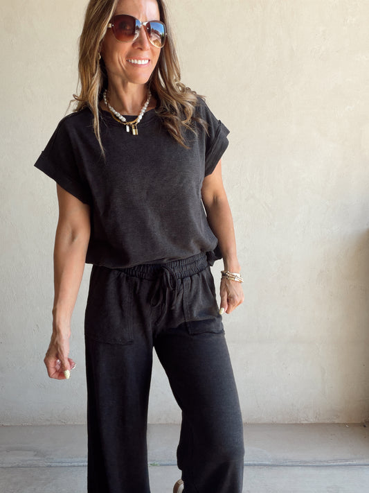 Vanessa Set in Charcoal