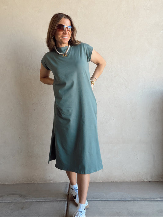 Mindi Dress in Jade