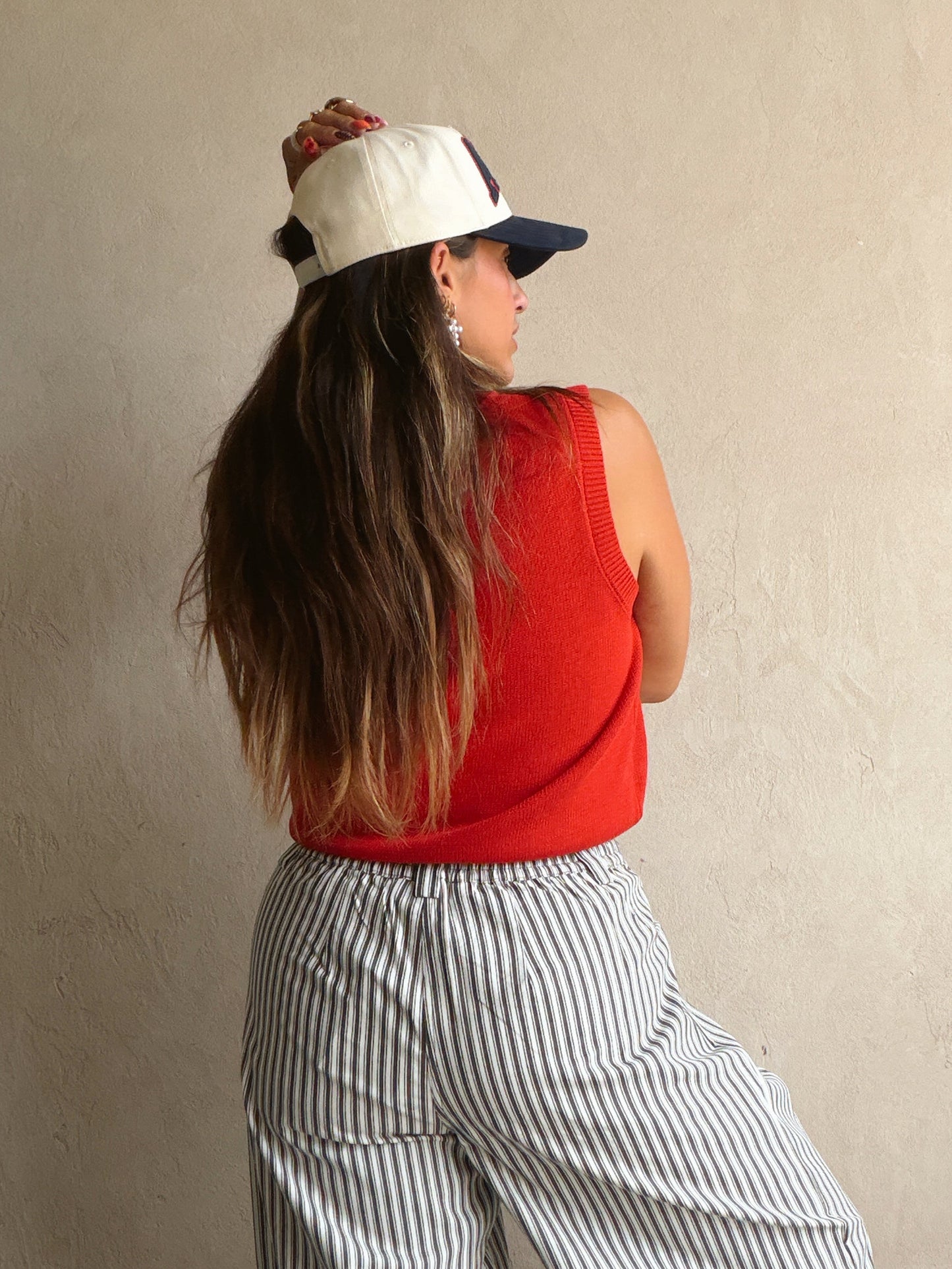 Elizabeth Tank in Red