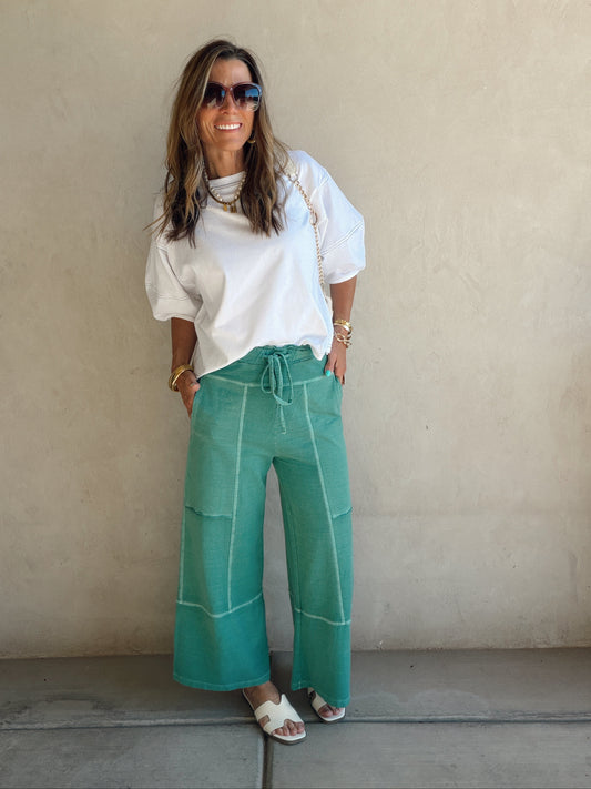 Sandy Pants in Teal
