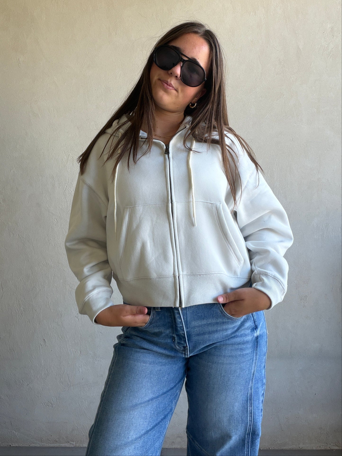 Lauren Hoodie in Light Gray