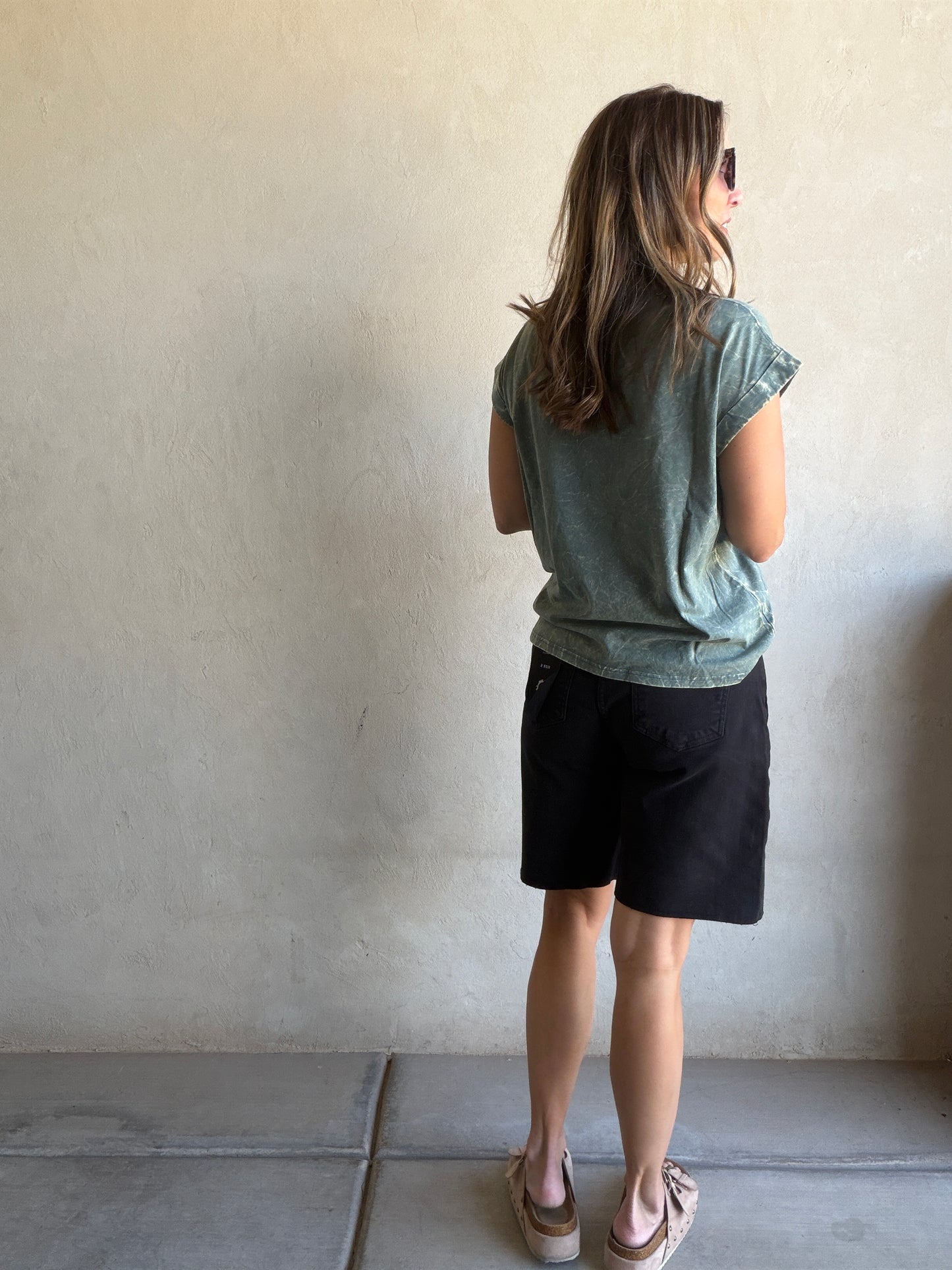 Charity Bermuda Shorts in Black