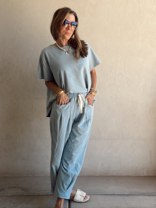 Kenna Set in Dusty Blue