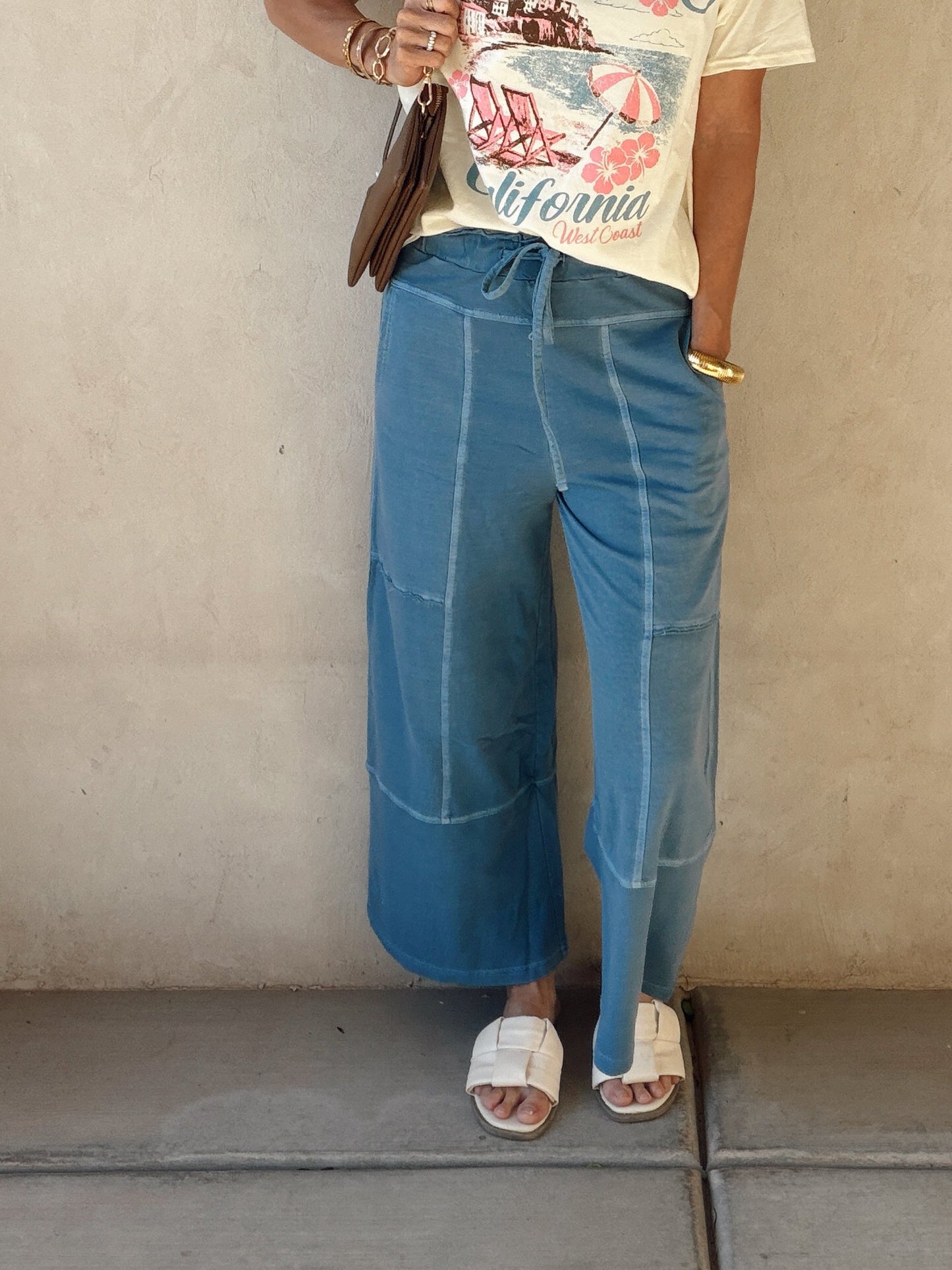 Sandy Pants in Blue